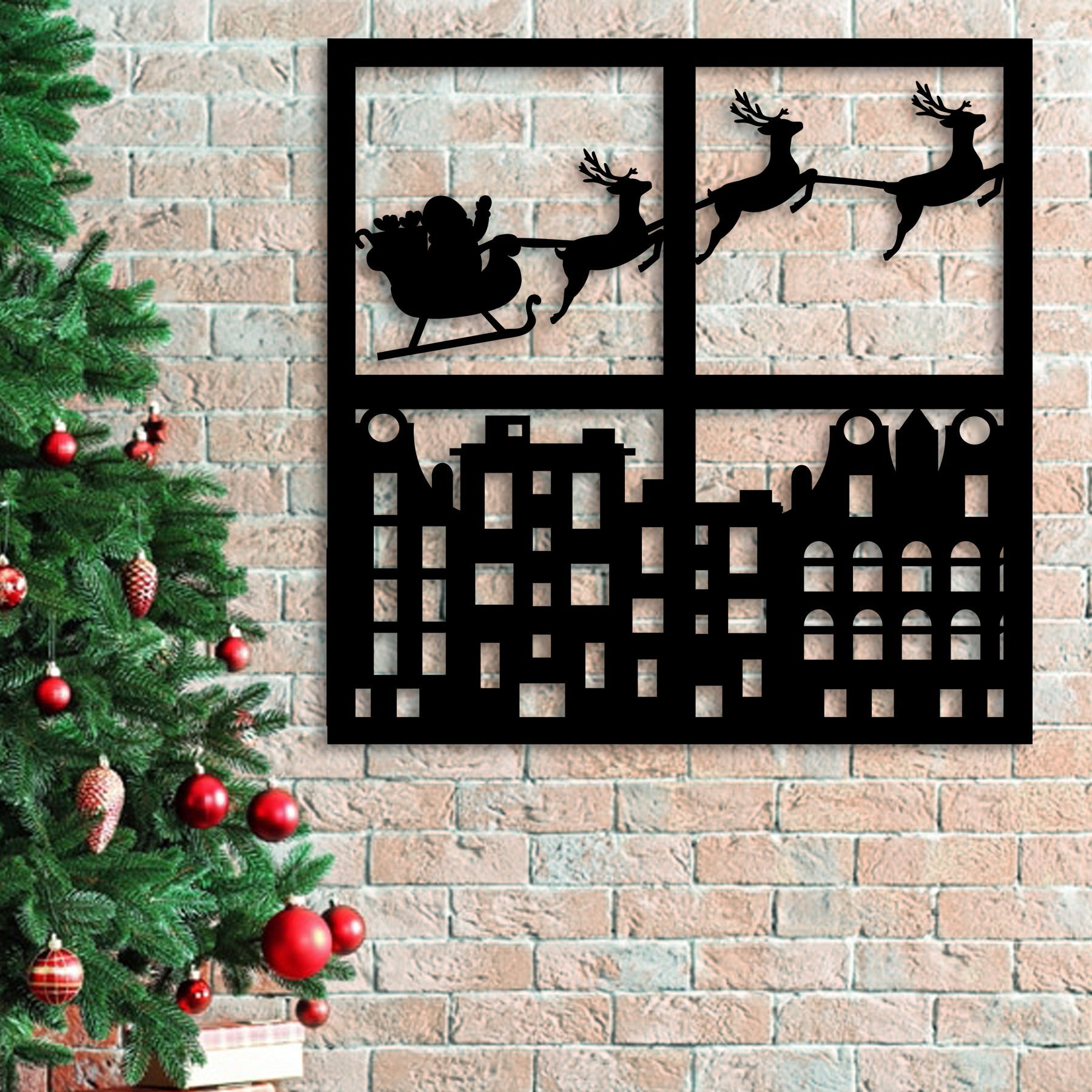 Christmas Window Scene 2