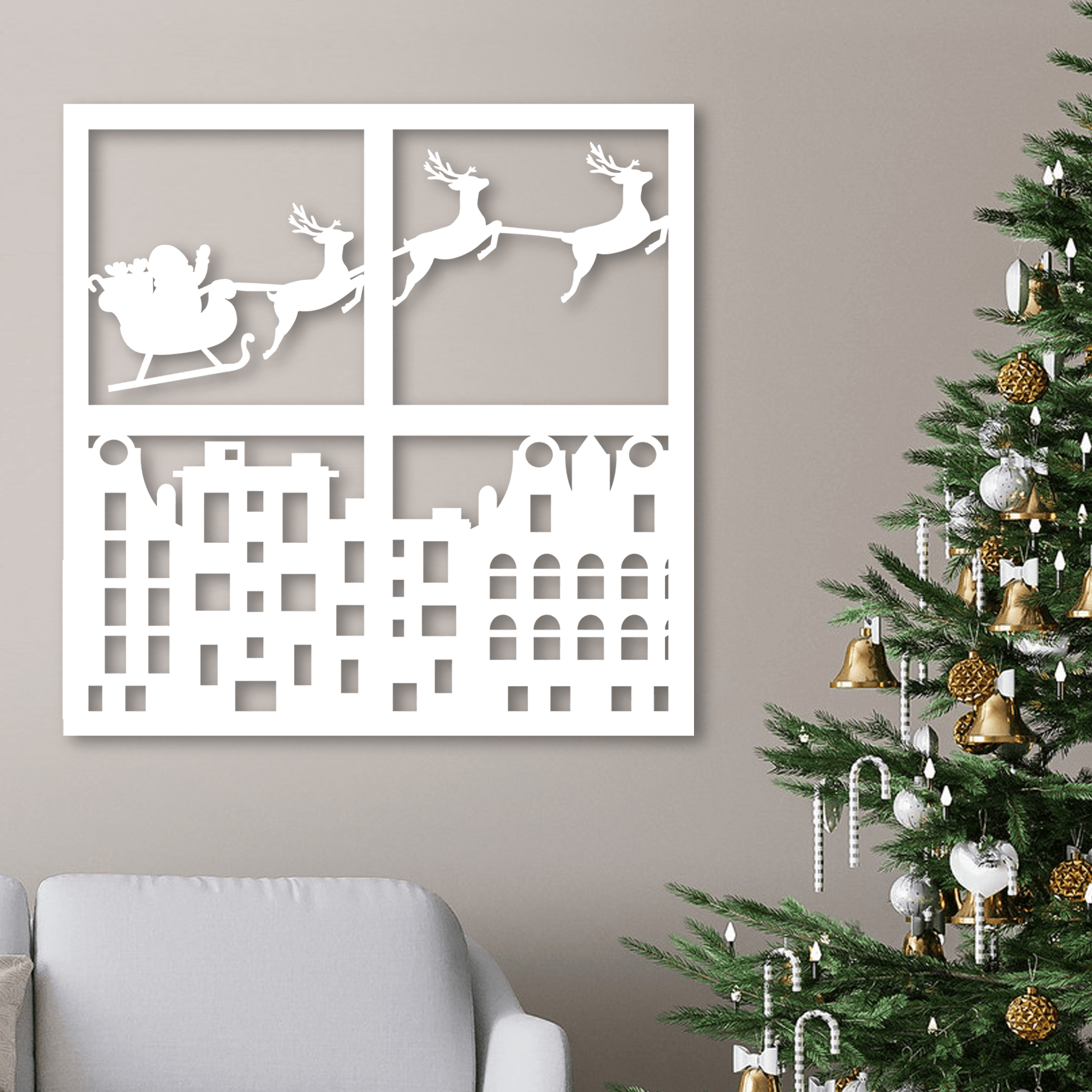 Christmas Window Scene 2
