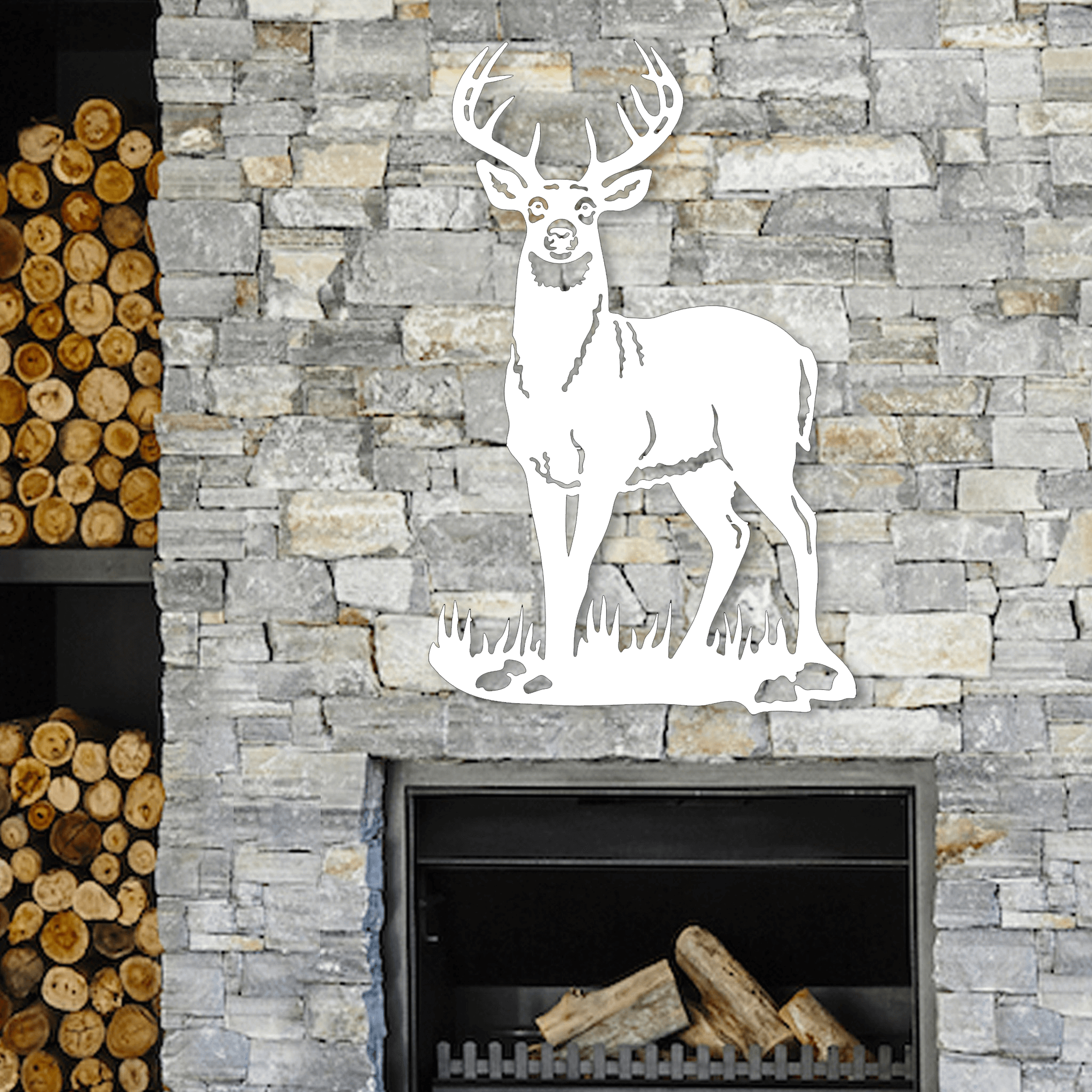 Deer Silhouette Wall Decor