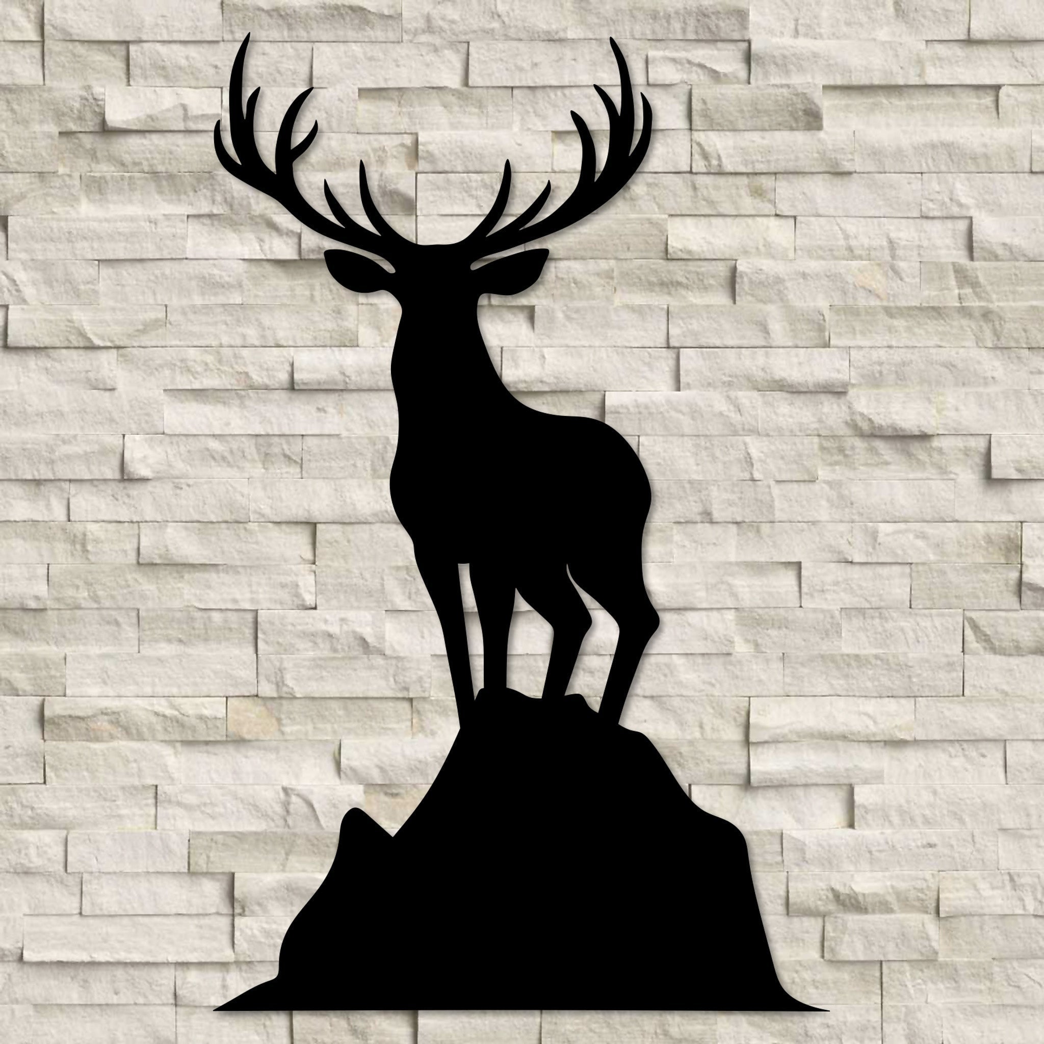 Deer Metal Wall Art