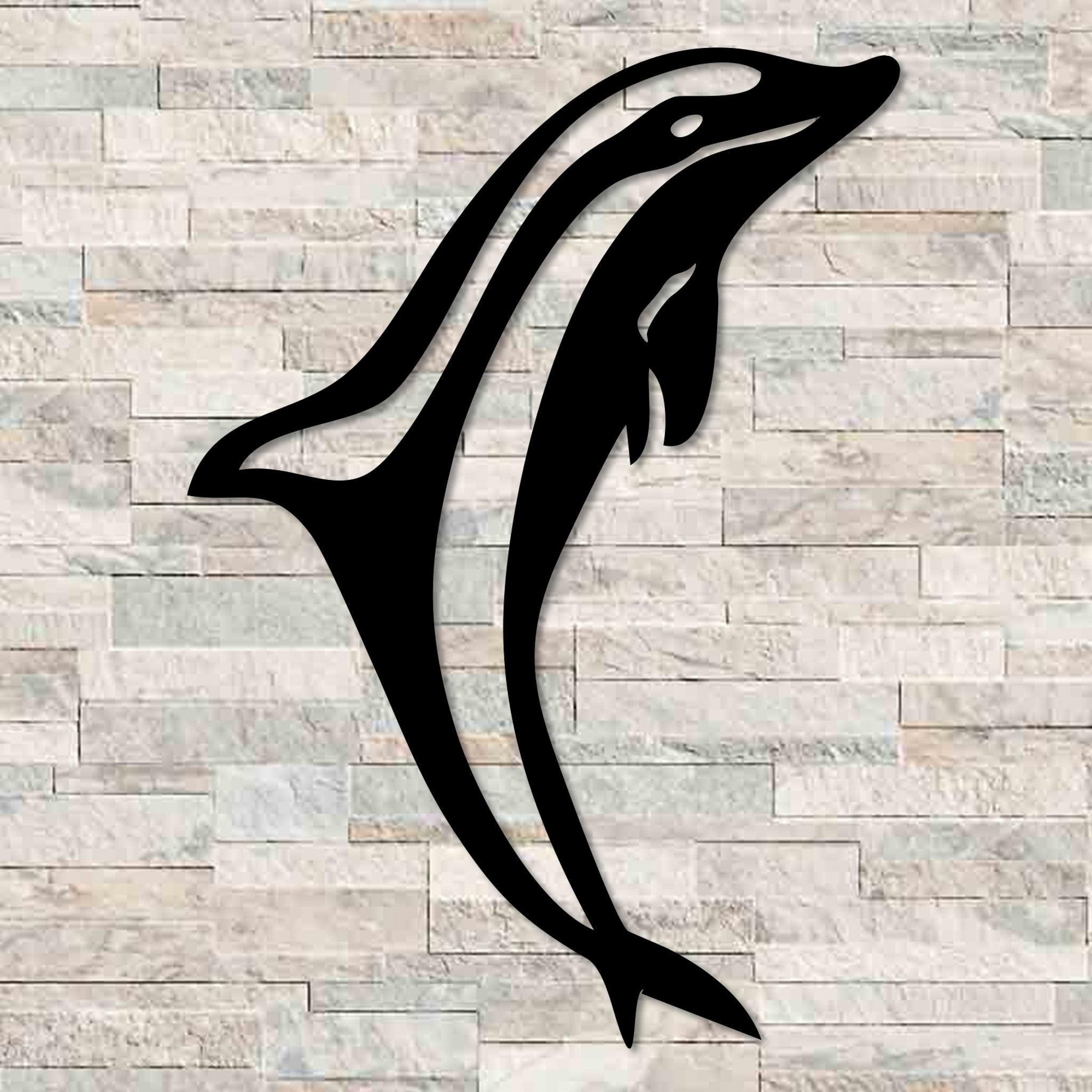 Dolphin Metal Wall Art