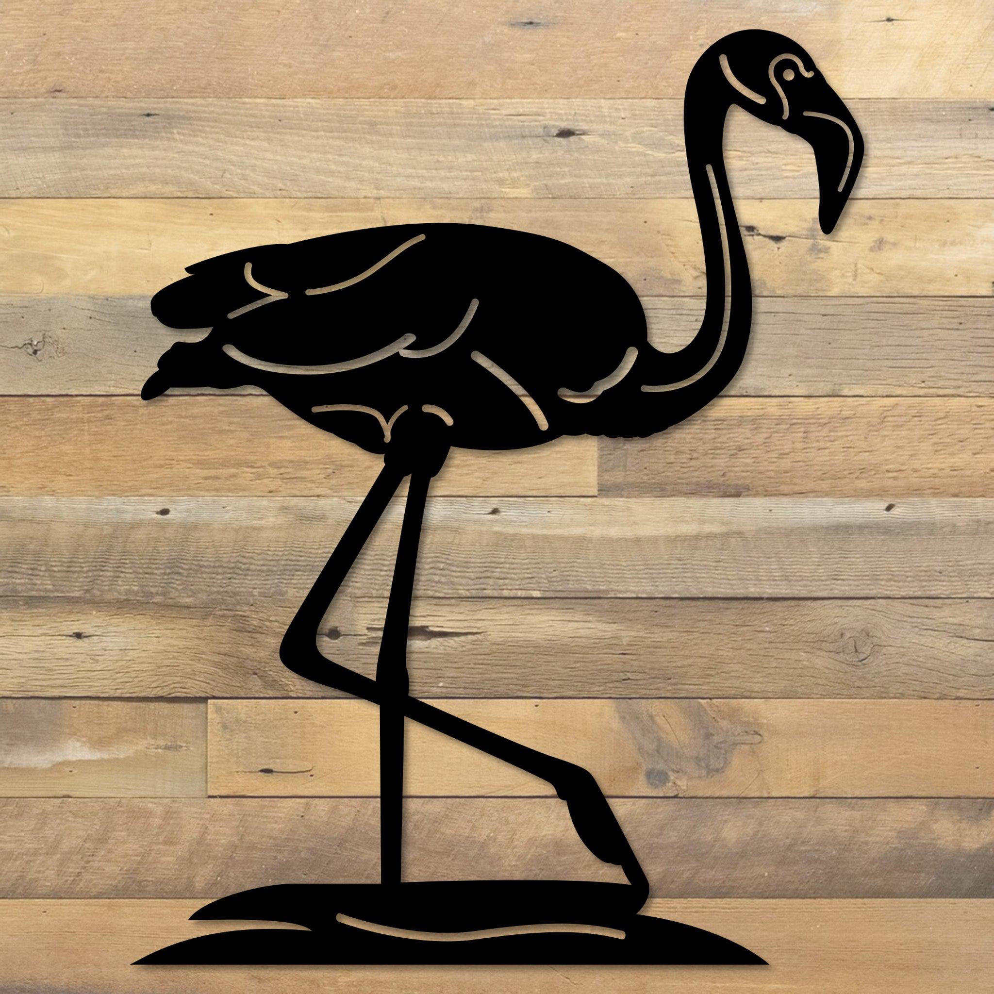 Flamingo Metal Wall Decor