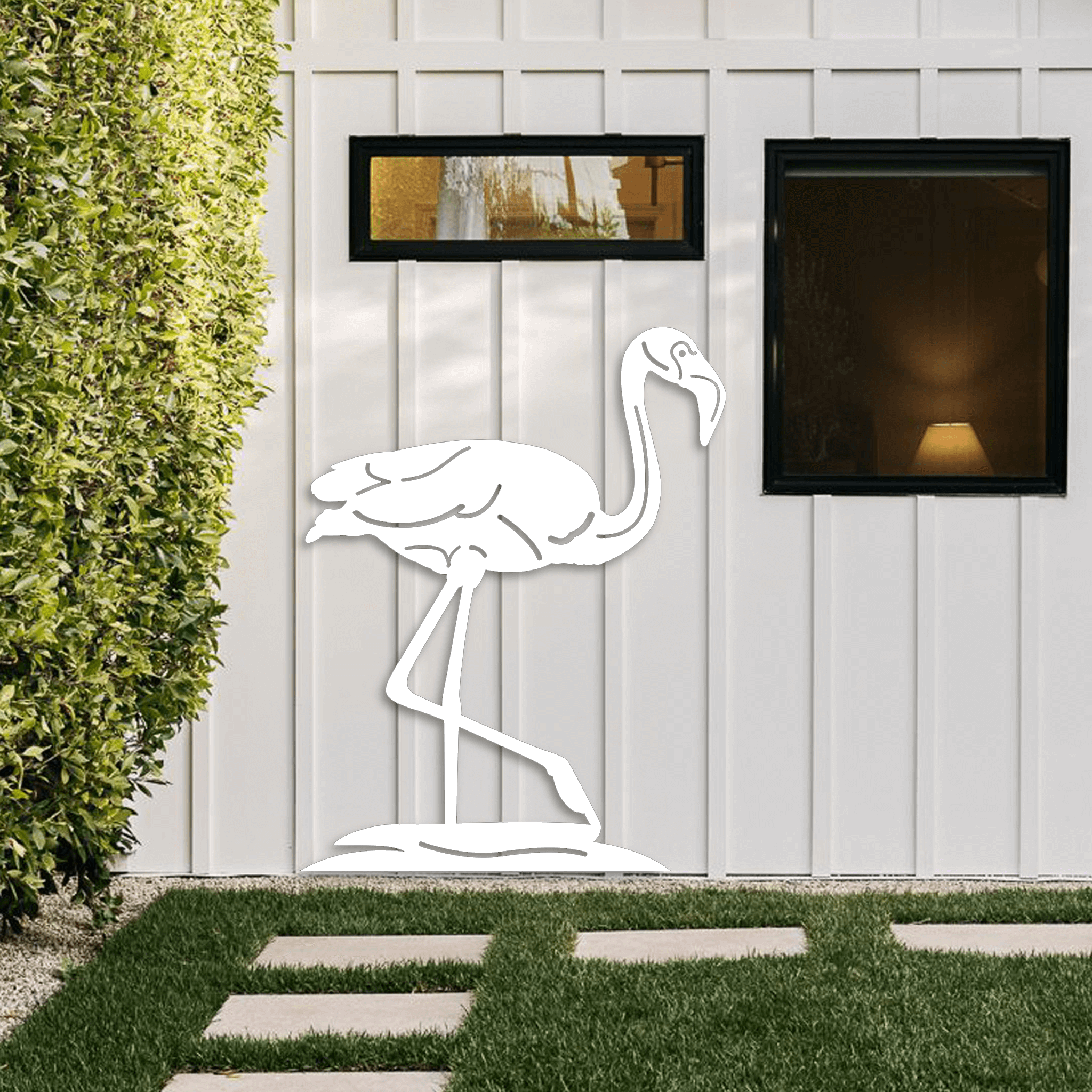 Flamingo Metal Wall Decor