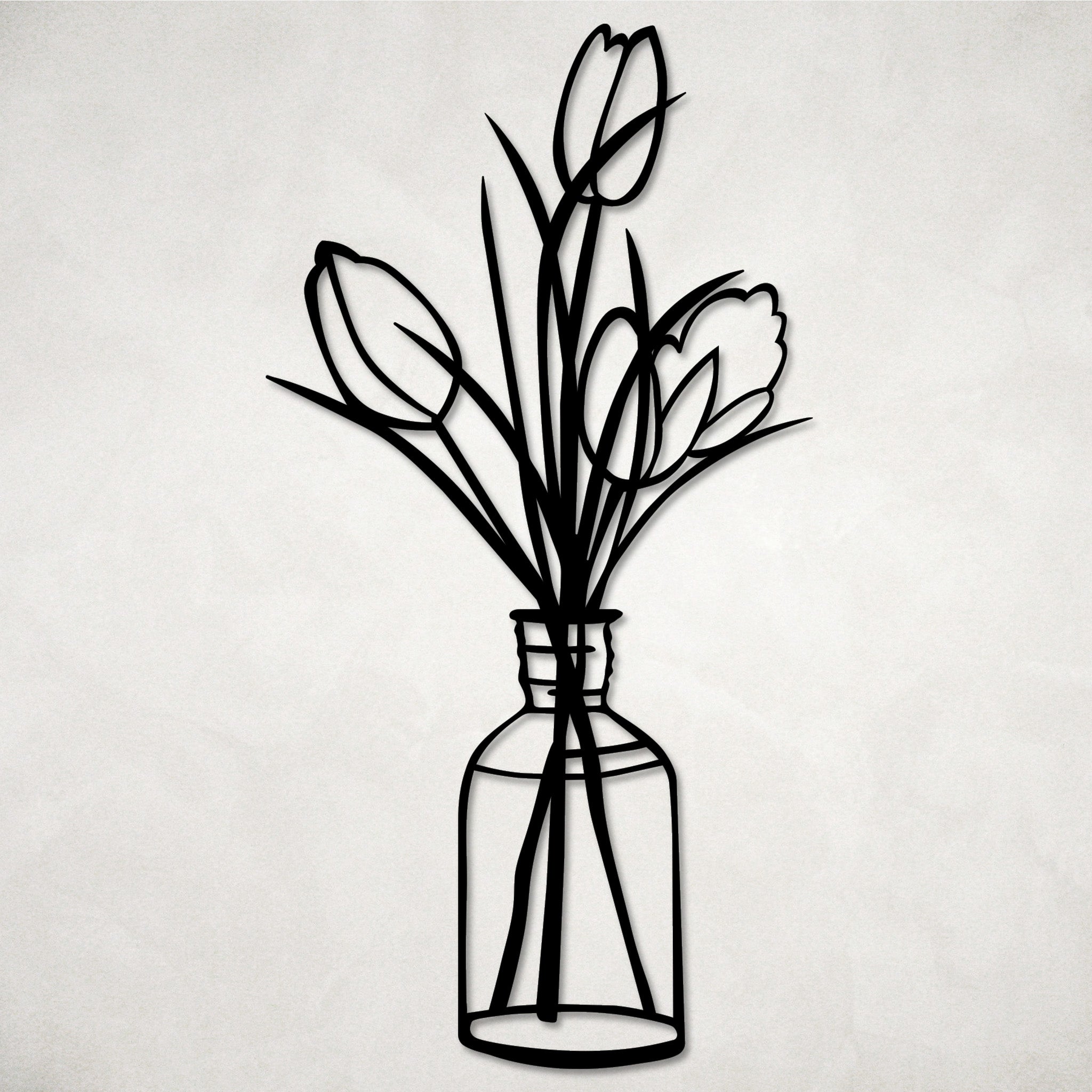 Flowers Metal Wall Decor 1