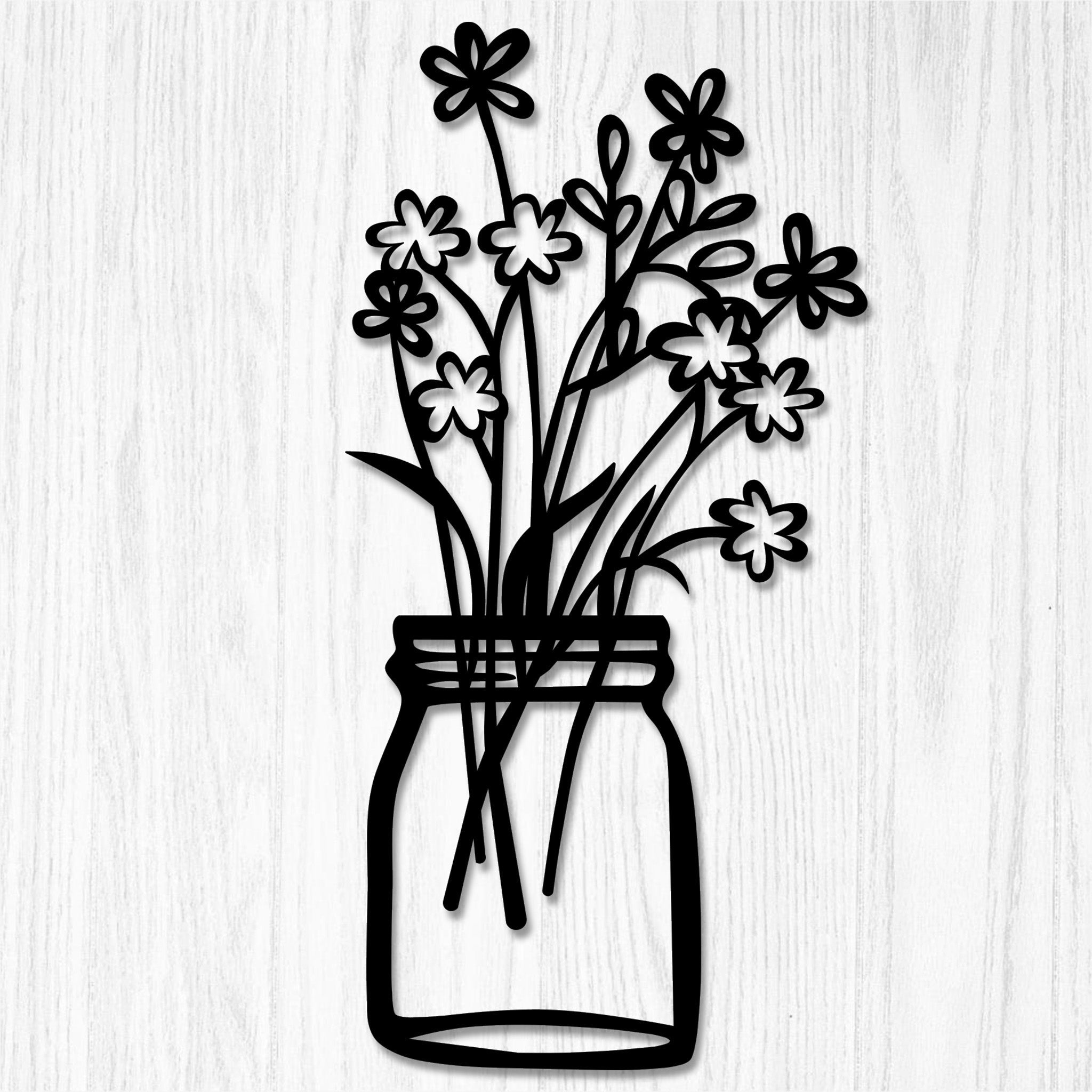 Flowers Metal Wall Decor 5