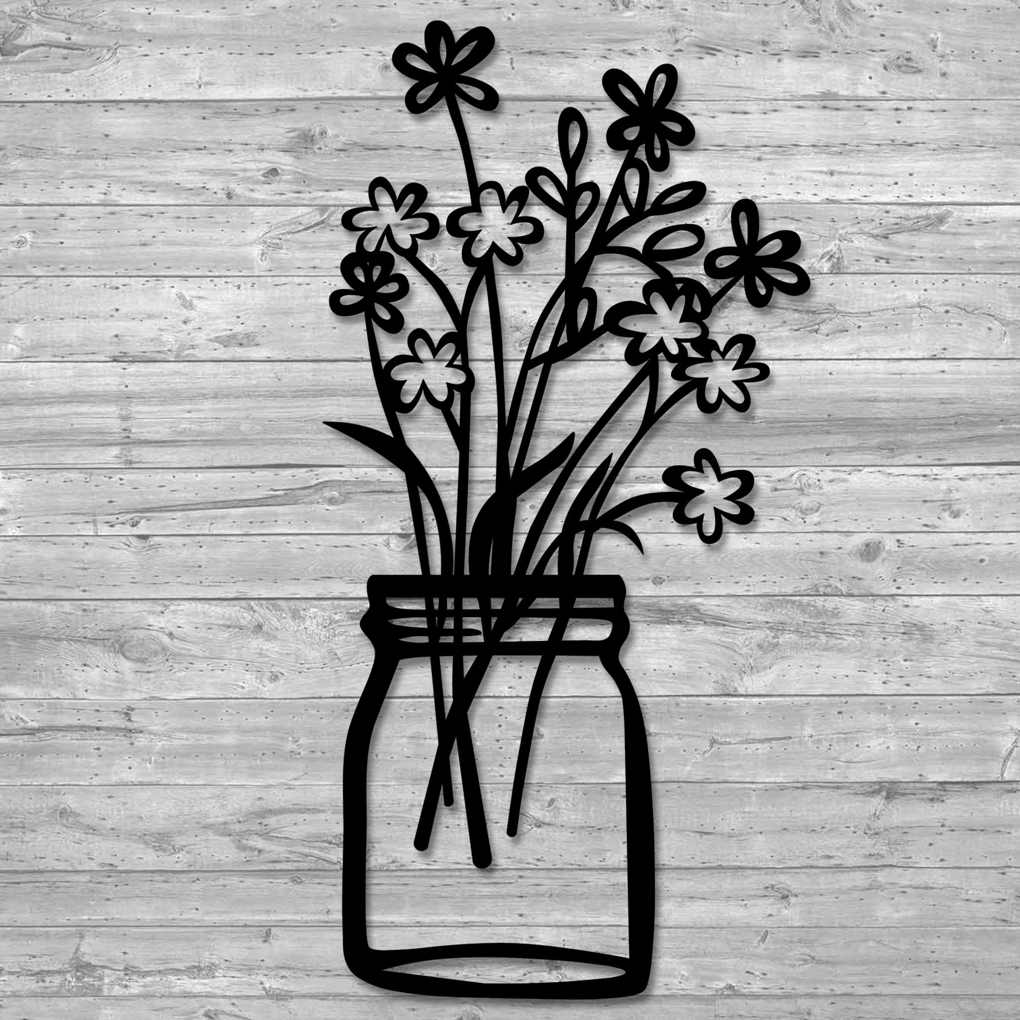 Flowers Metal Wall Decor 5