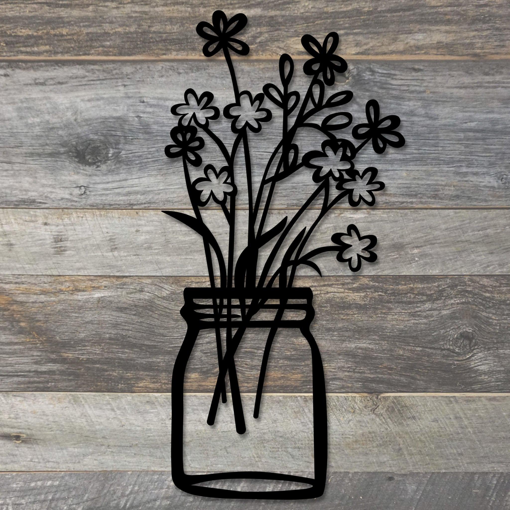 Flowers Metal Wall Decor 5