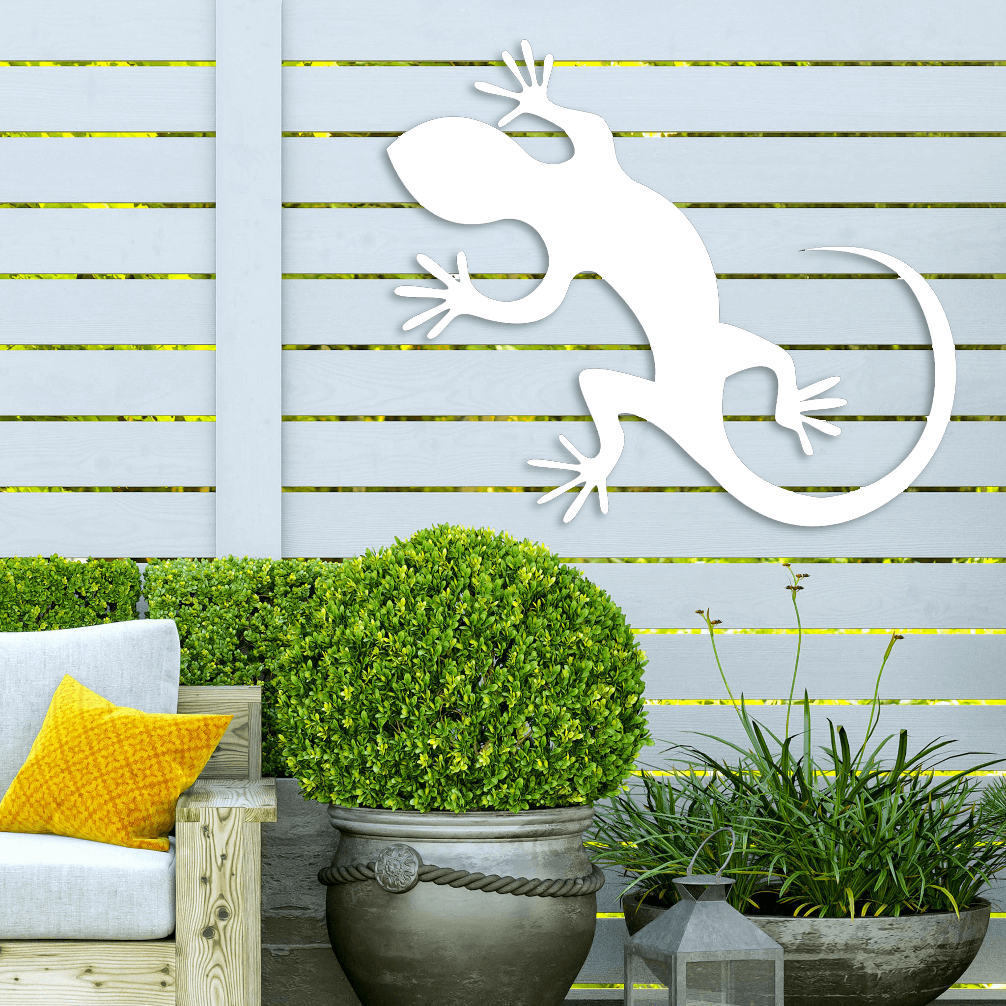 Gecko Metal Wall Art