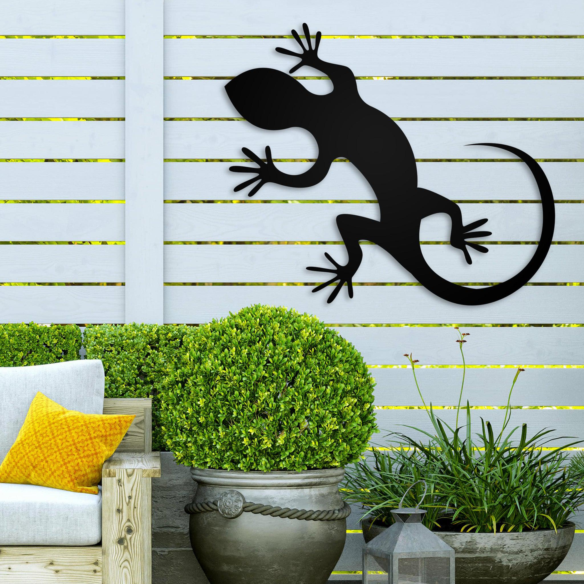 Gecko Metal Wall Art