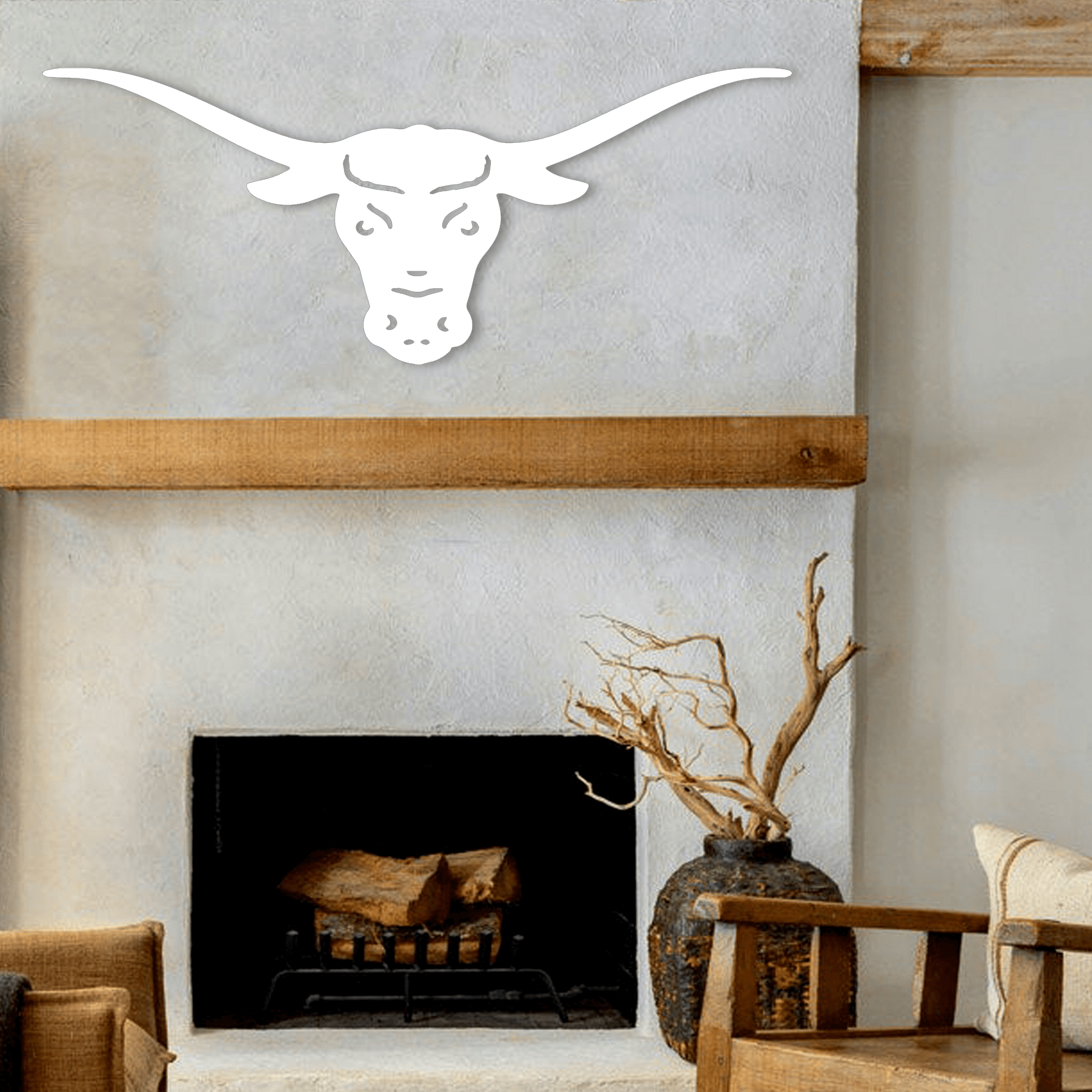 Longhorn Metal Wall Art