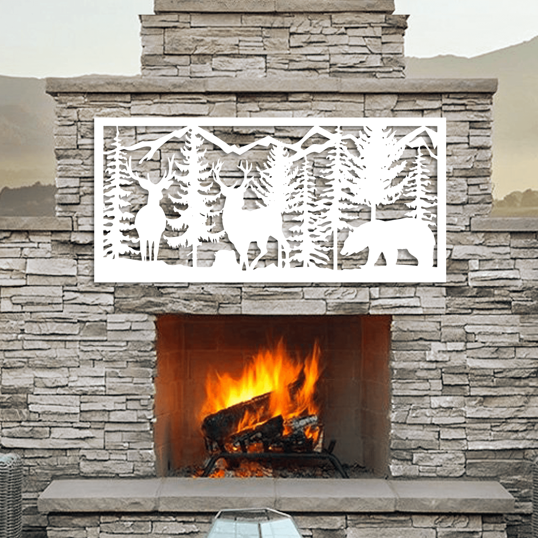 Deer & Bear Nature Wall Art