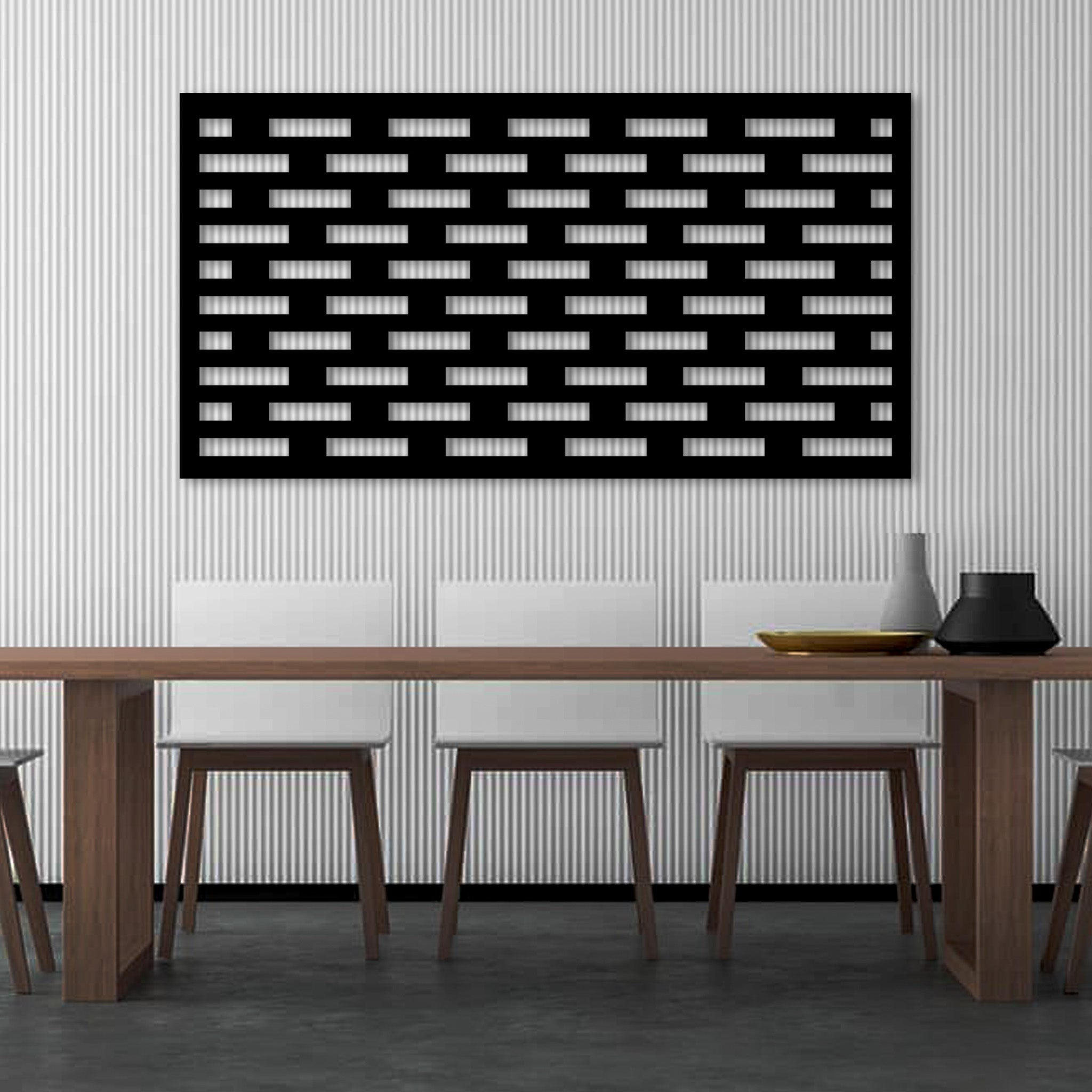 Geometric Metal Wall Panel