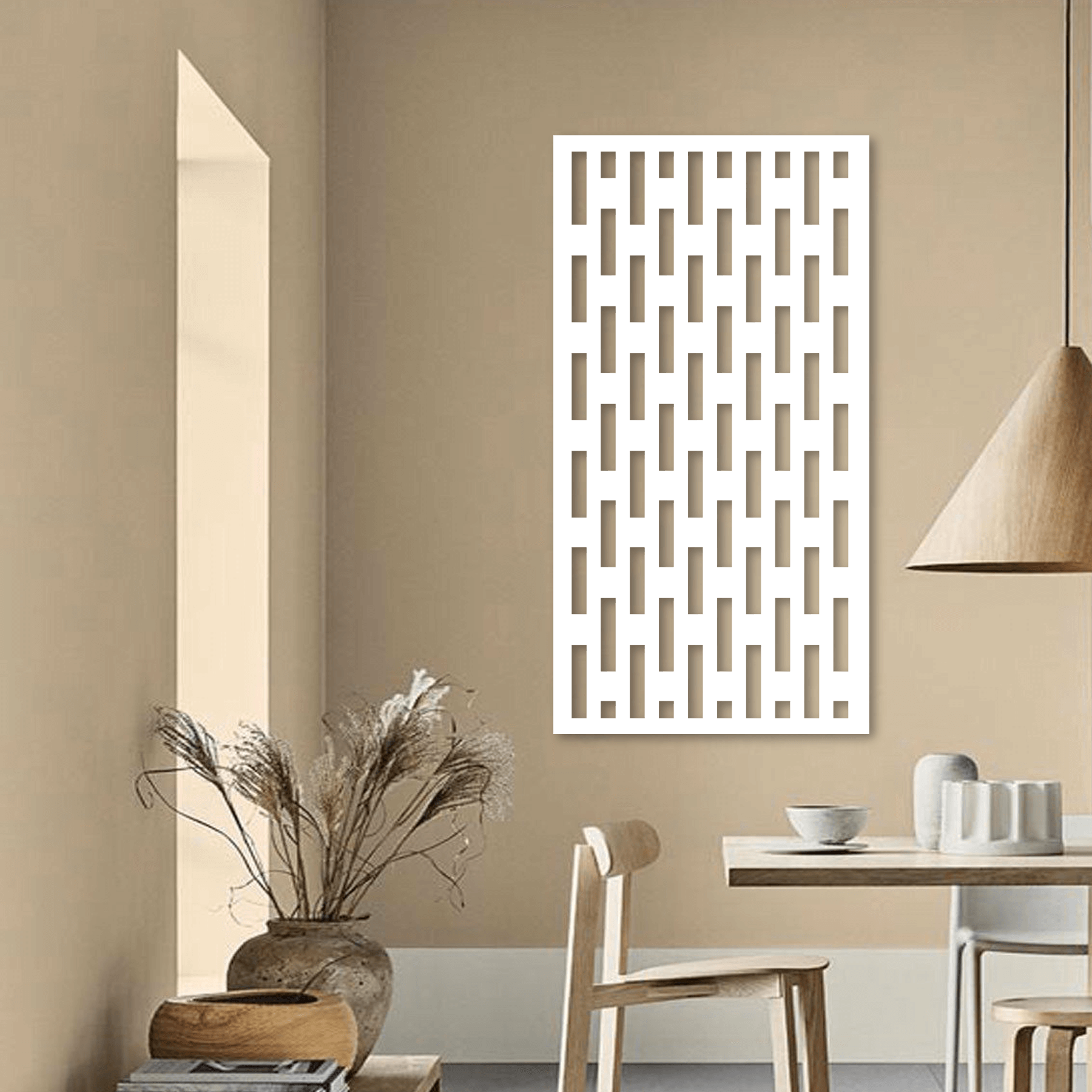 Geometric Metal Wall Panel