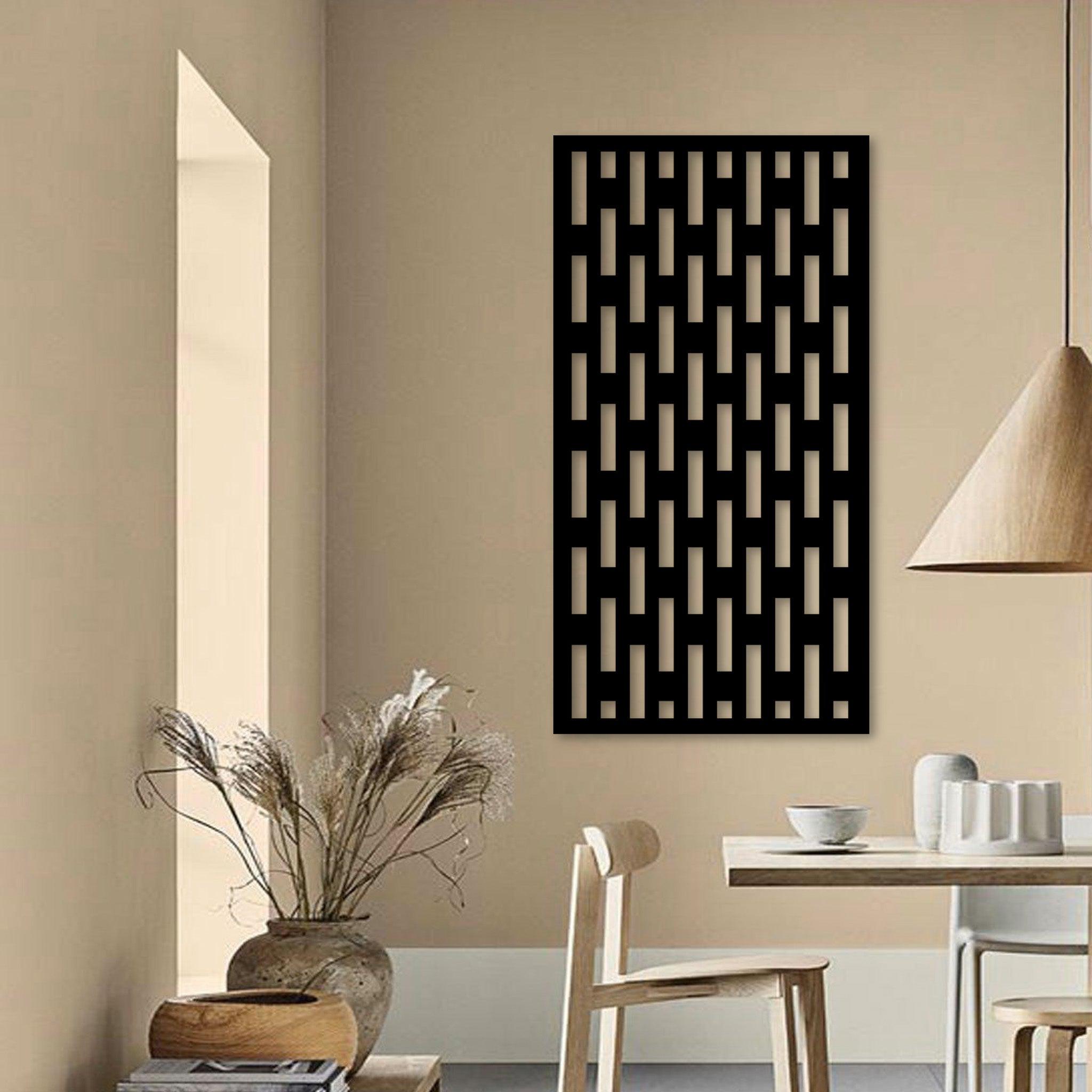 Geometric Metal Wall Panel
