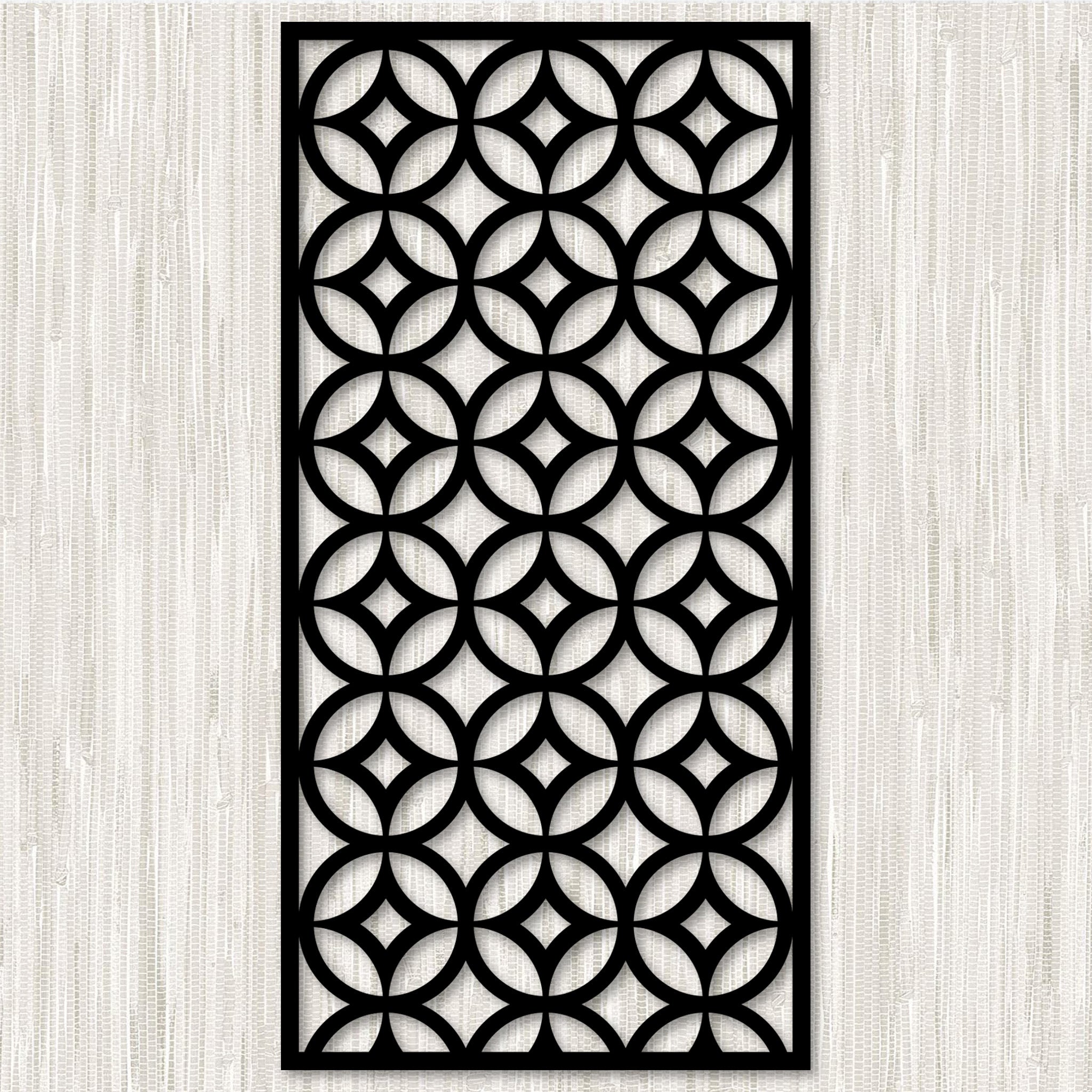 Mid Century Modern Metal Screen & Wall Panel