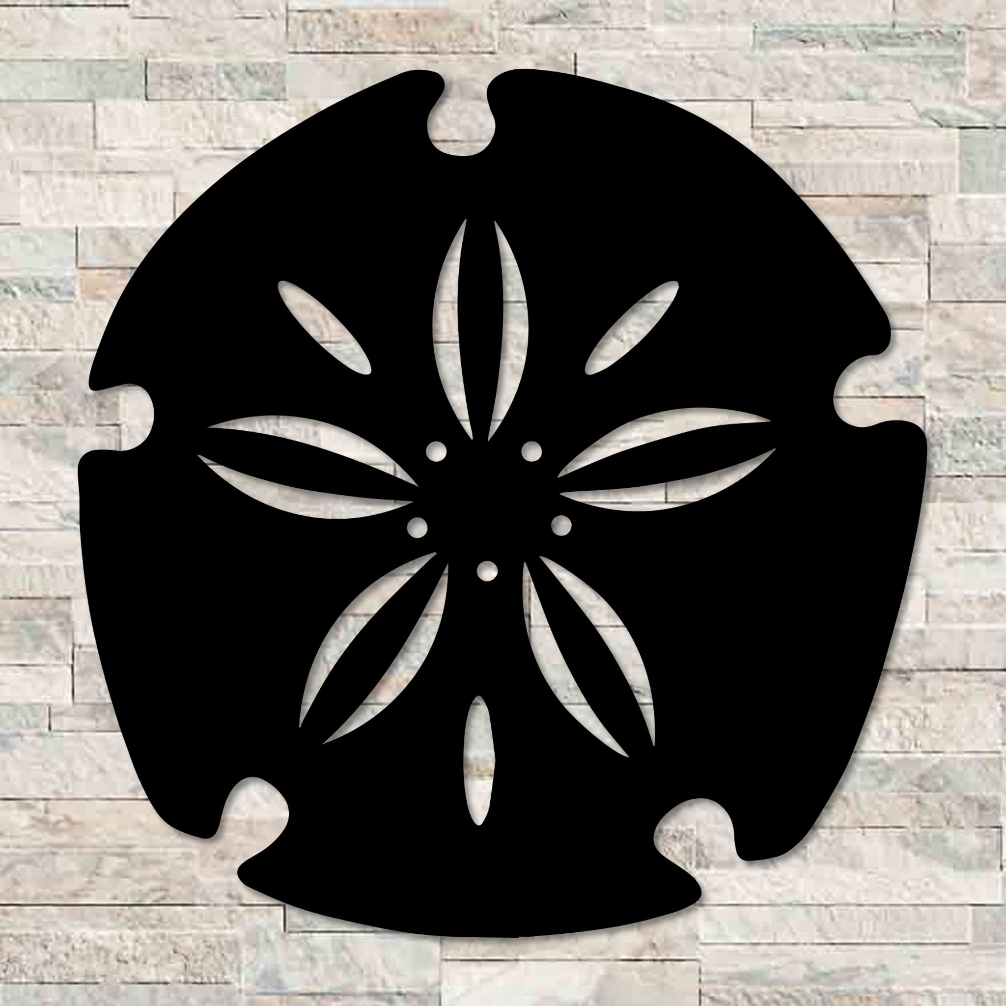 Sand Dollar Metal Wall Decor