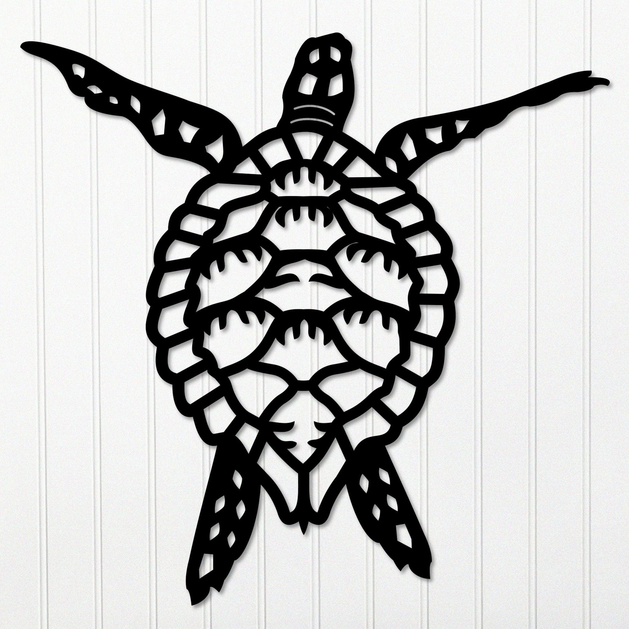 Sea Turtle Metal Wall Decor