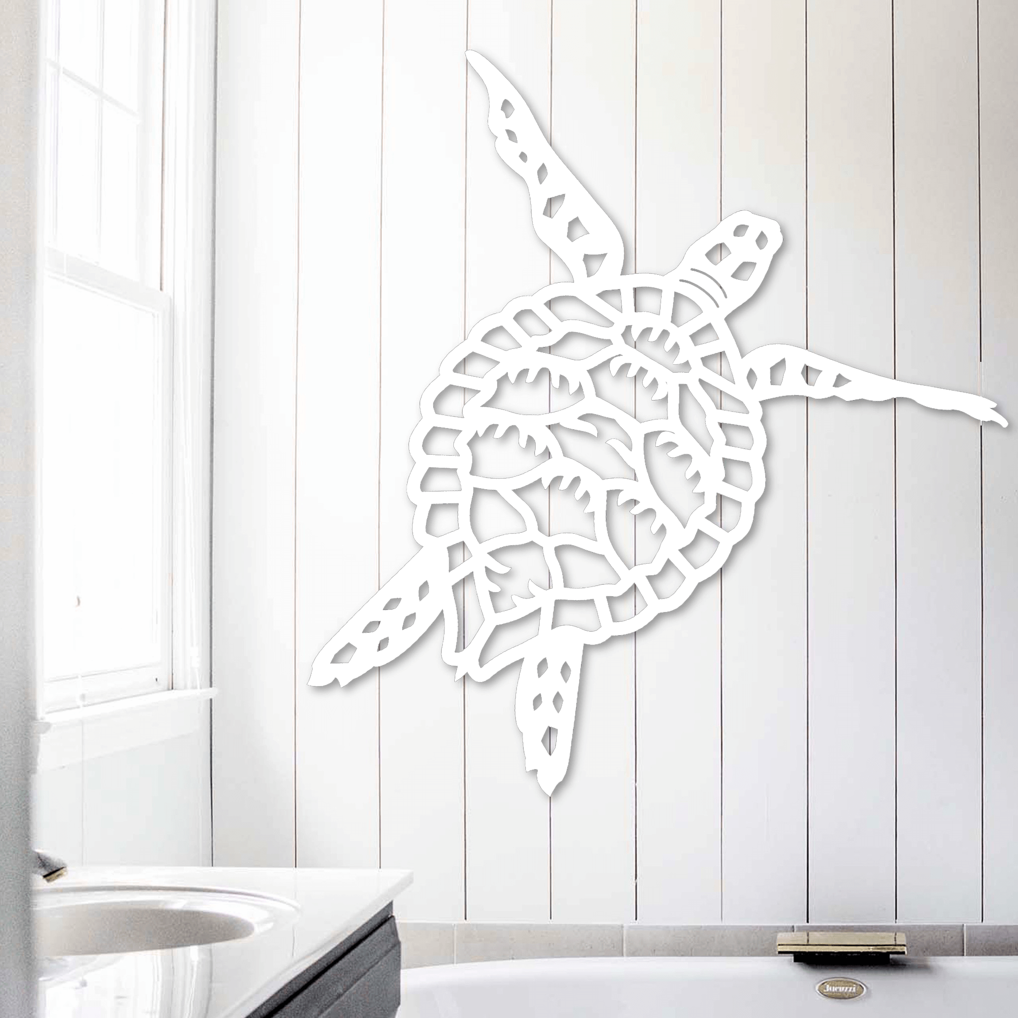 Sea Turtle Metal Wall Decor