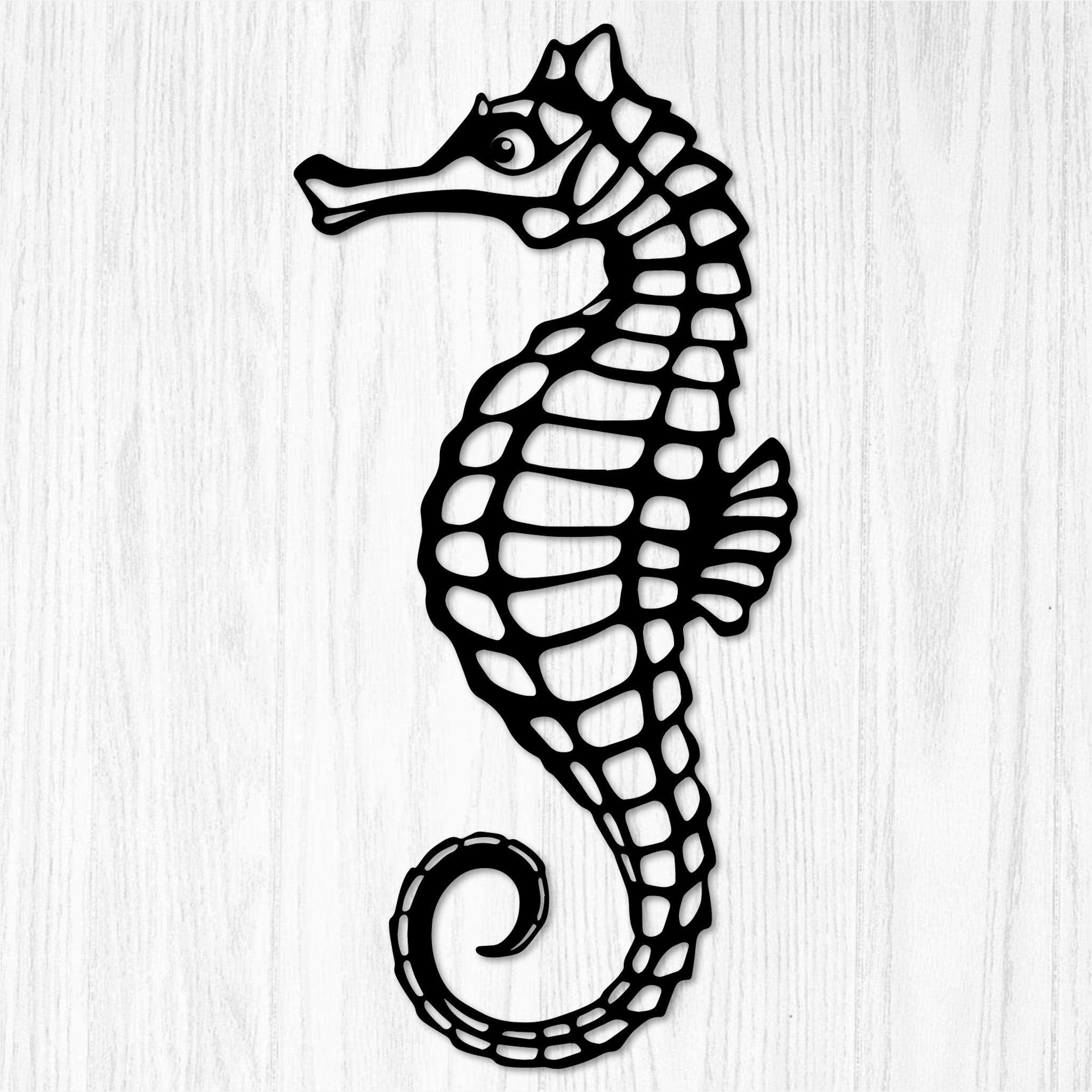 Seahorse Metal Wall Decor