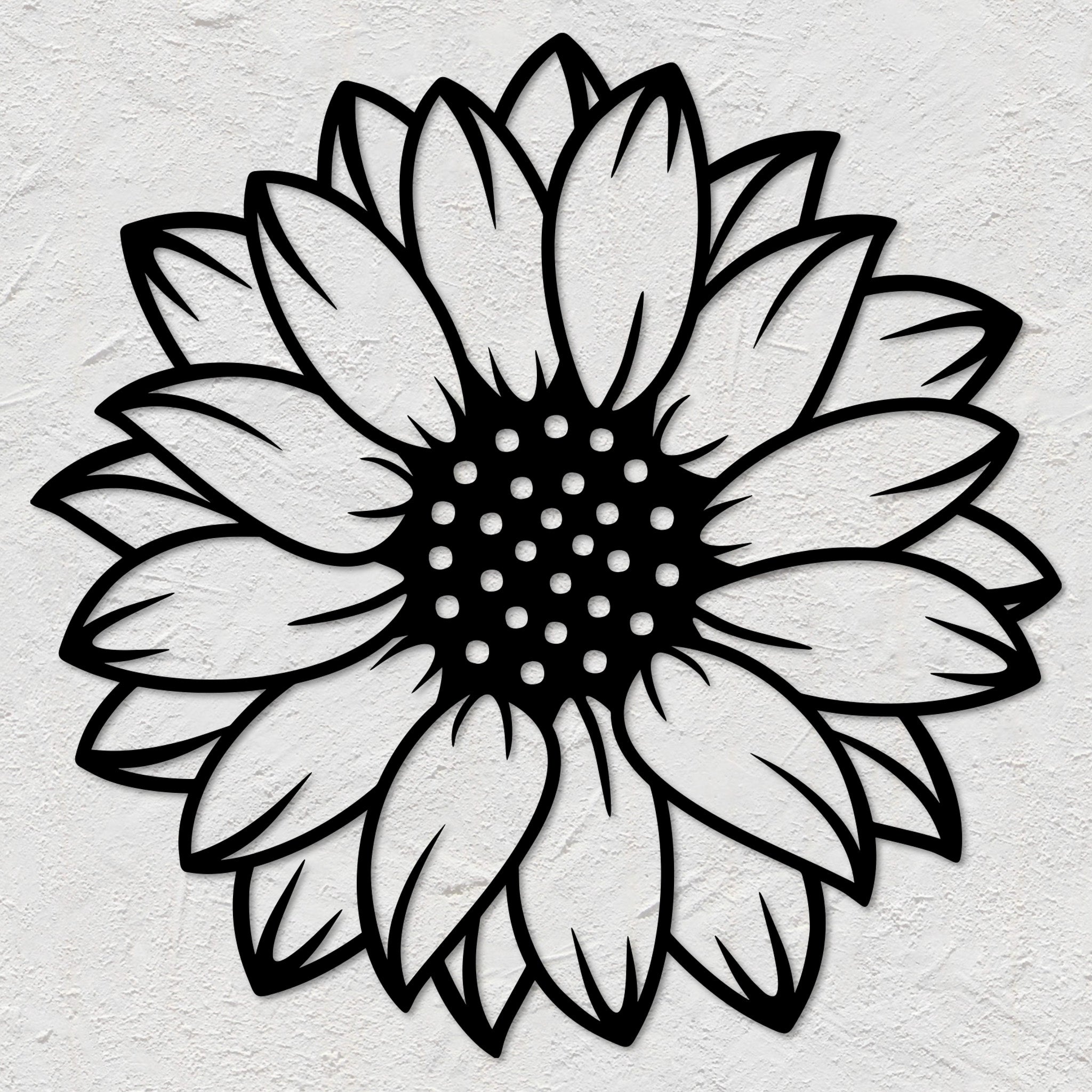 Sunflower Metal Wall Art