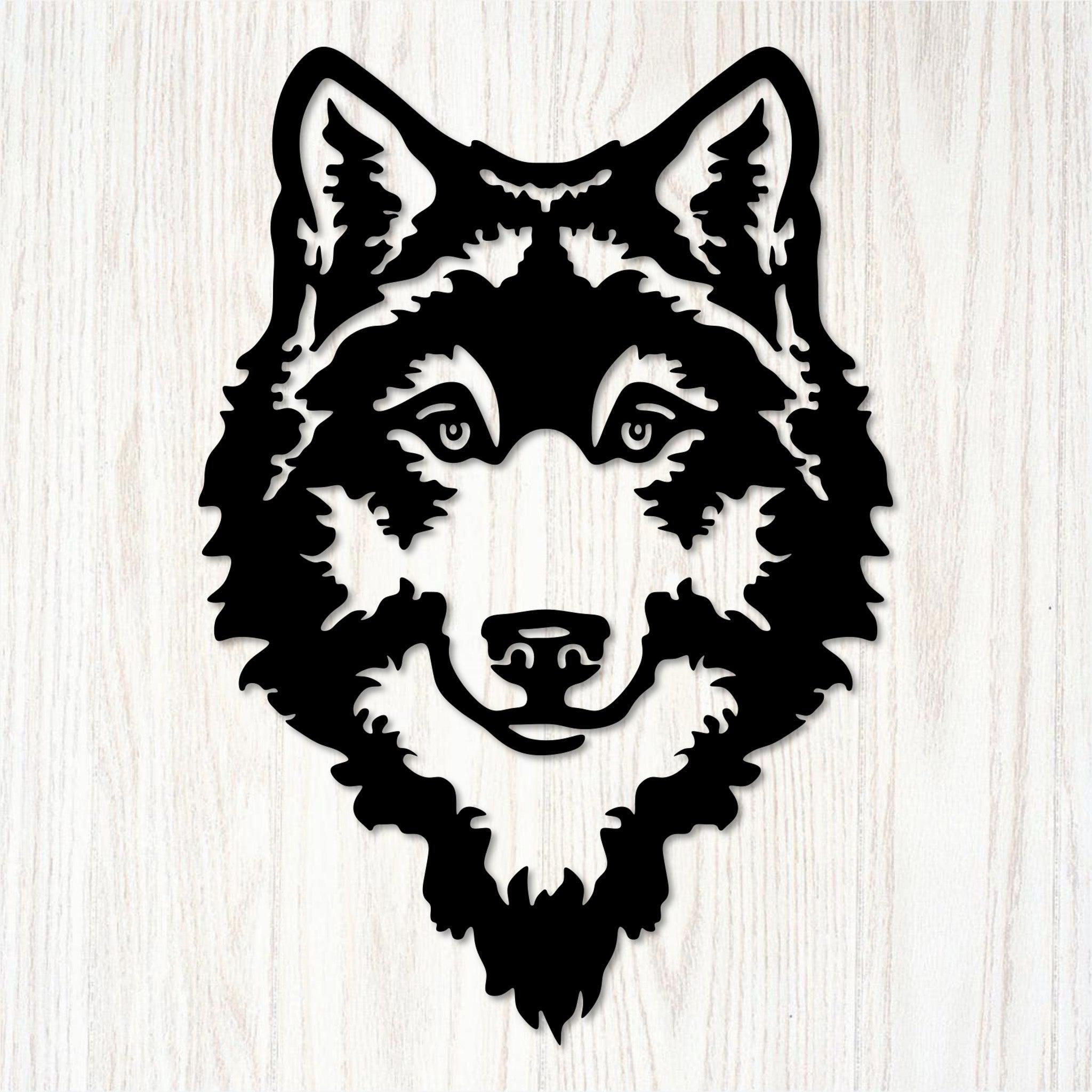 Wolf Metal Wall Decor