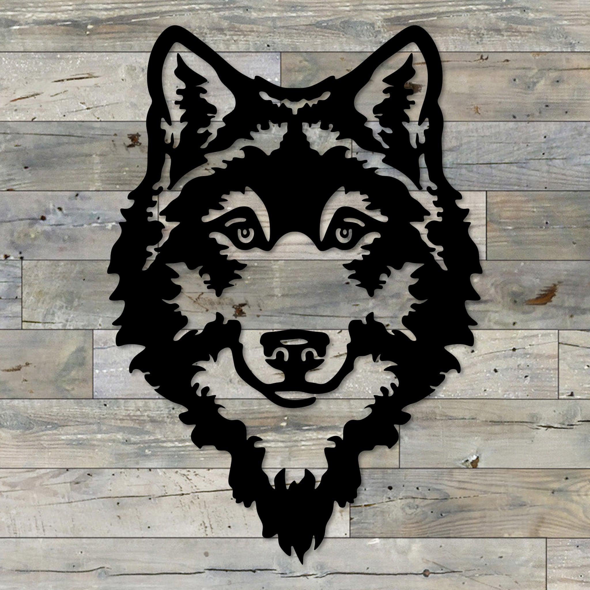 Wolf Metal Wall Decor