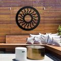 Sun Circle Metal Wall Art