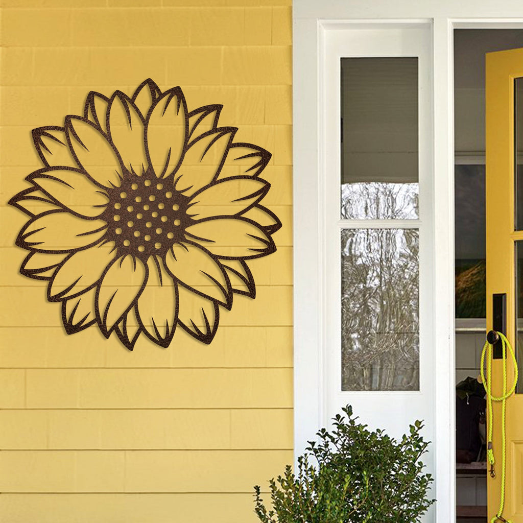 Sunflower Metal Wall Art