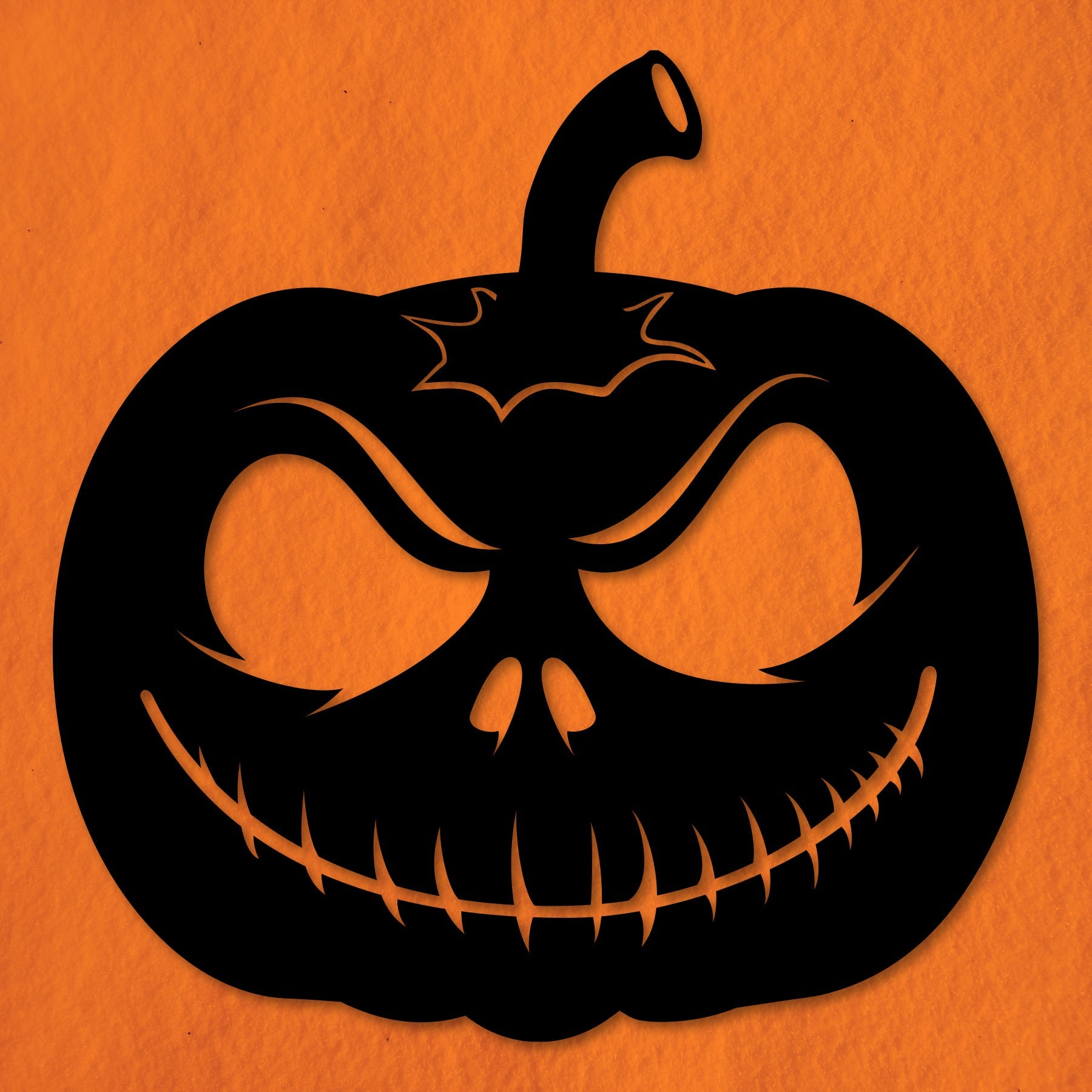 Halloween Pumpkin Metal Wall Decor