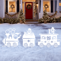 Christmas Train Set Lawn Decor