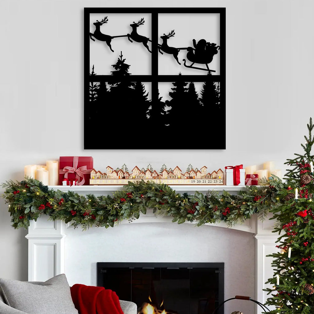 Christmas Window Scene