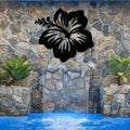 Hibiscus Flower Metal Wall Art