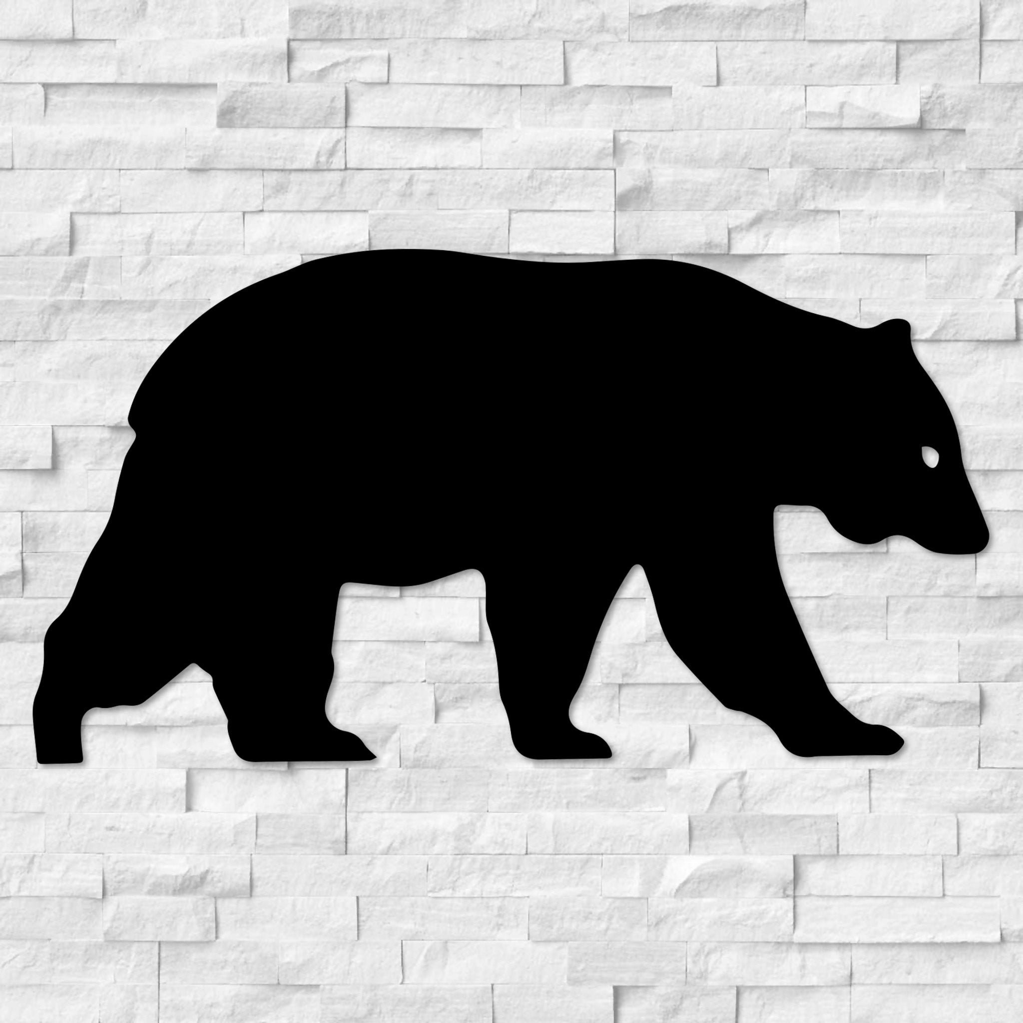 Bear Metal Wall Art