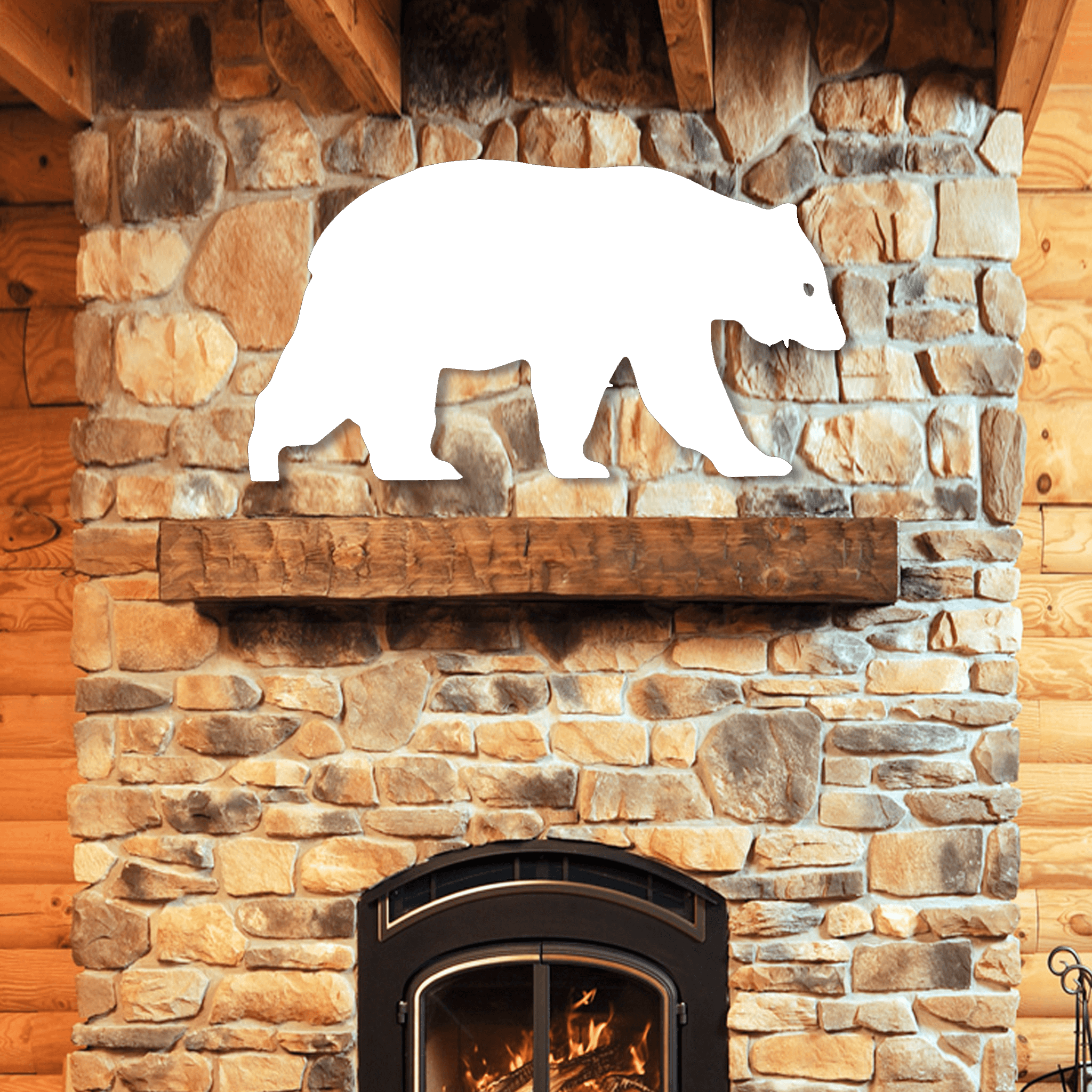 Bear Metal Wall Art