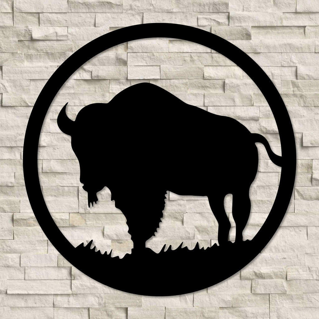 Buffalo Metal Wall Décor