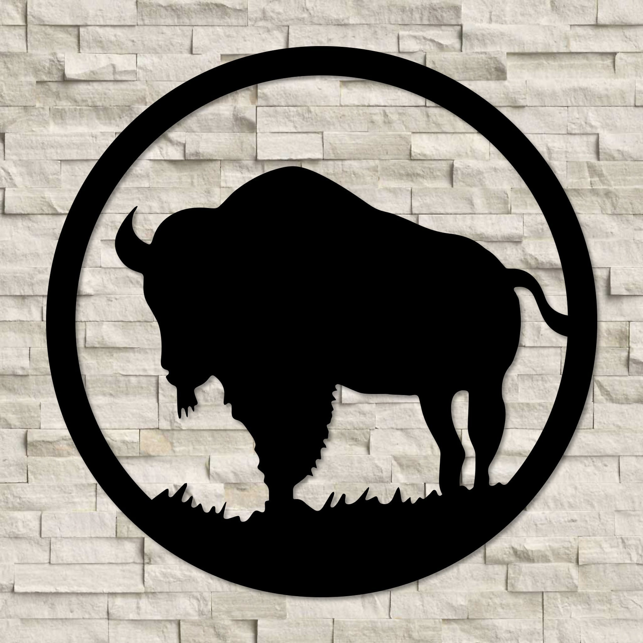 Buffalo Metal Wall Décor