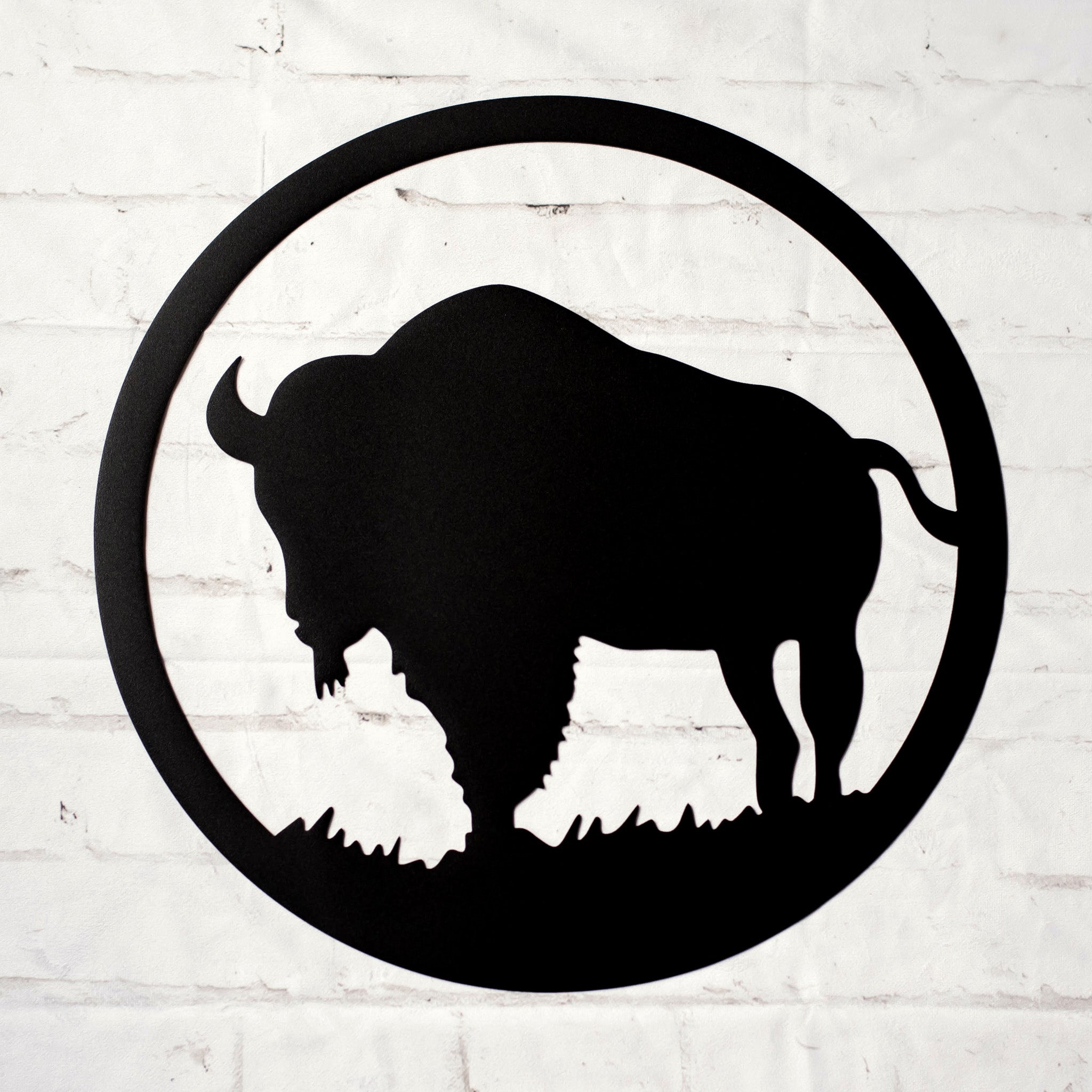 Buffalo Metal Wall Décor