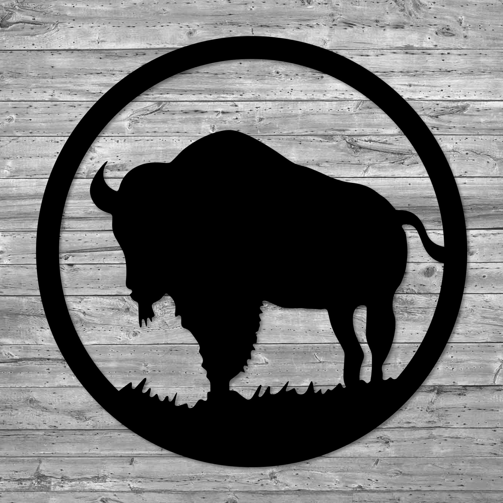 Buffalo Metal Wall Décor