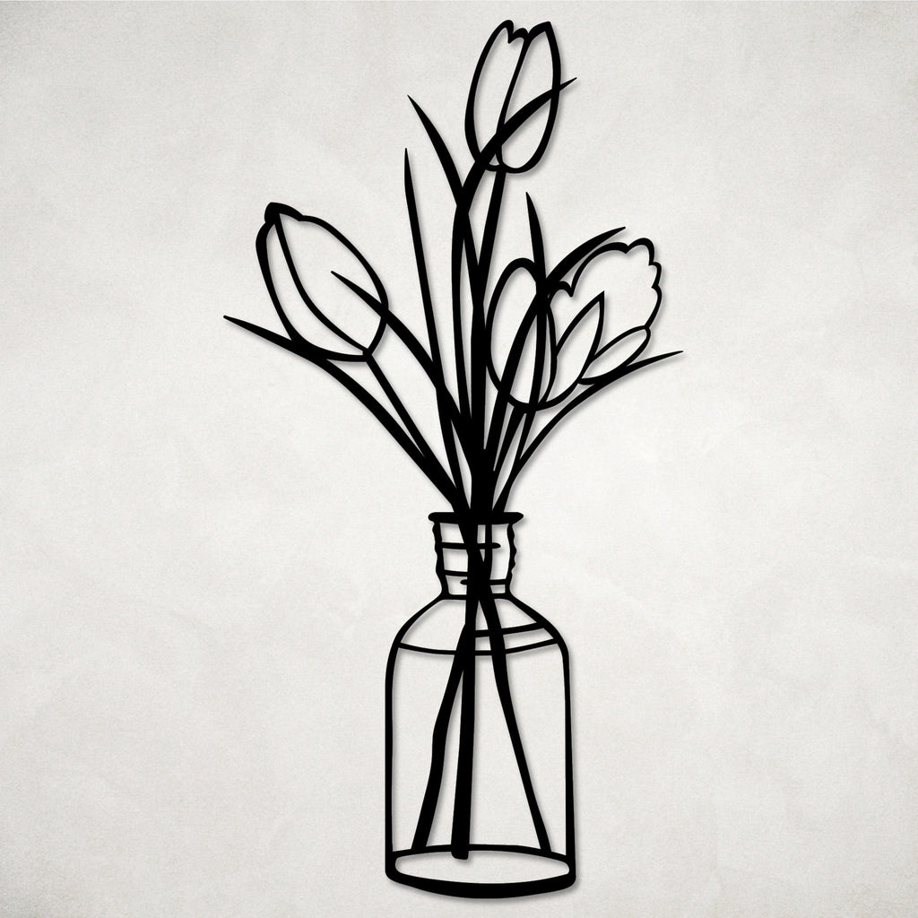 Flowers Metal Wall Decor 1