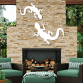 Geckos Metal Wall Decor