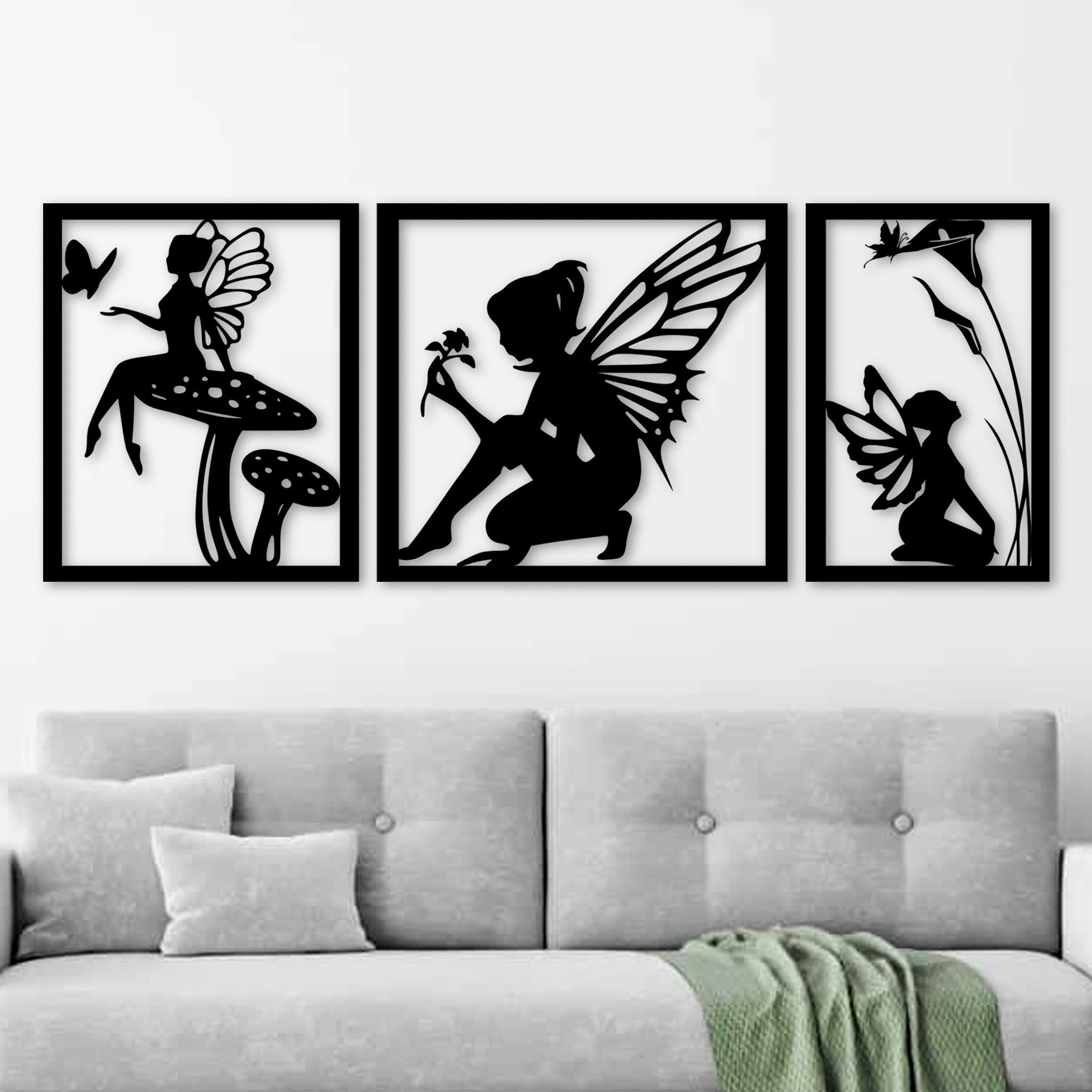 Fairy Wall Art Decorative Panels