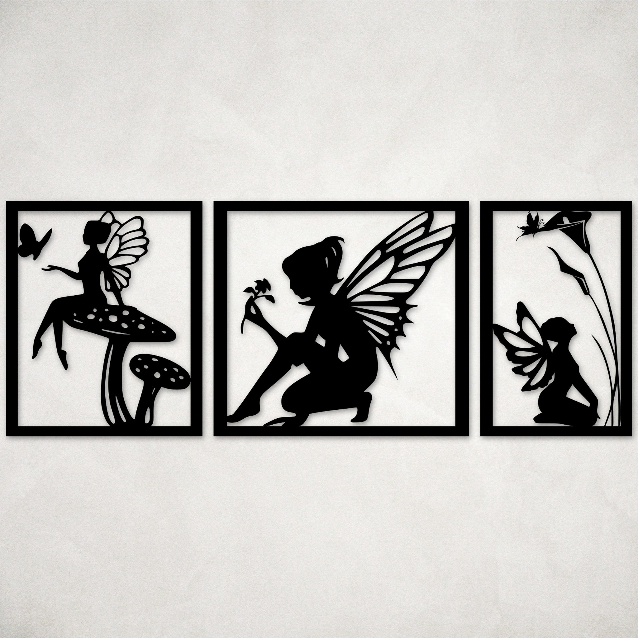 Fairy Wall Art Decorative Panels