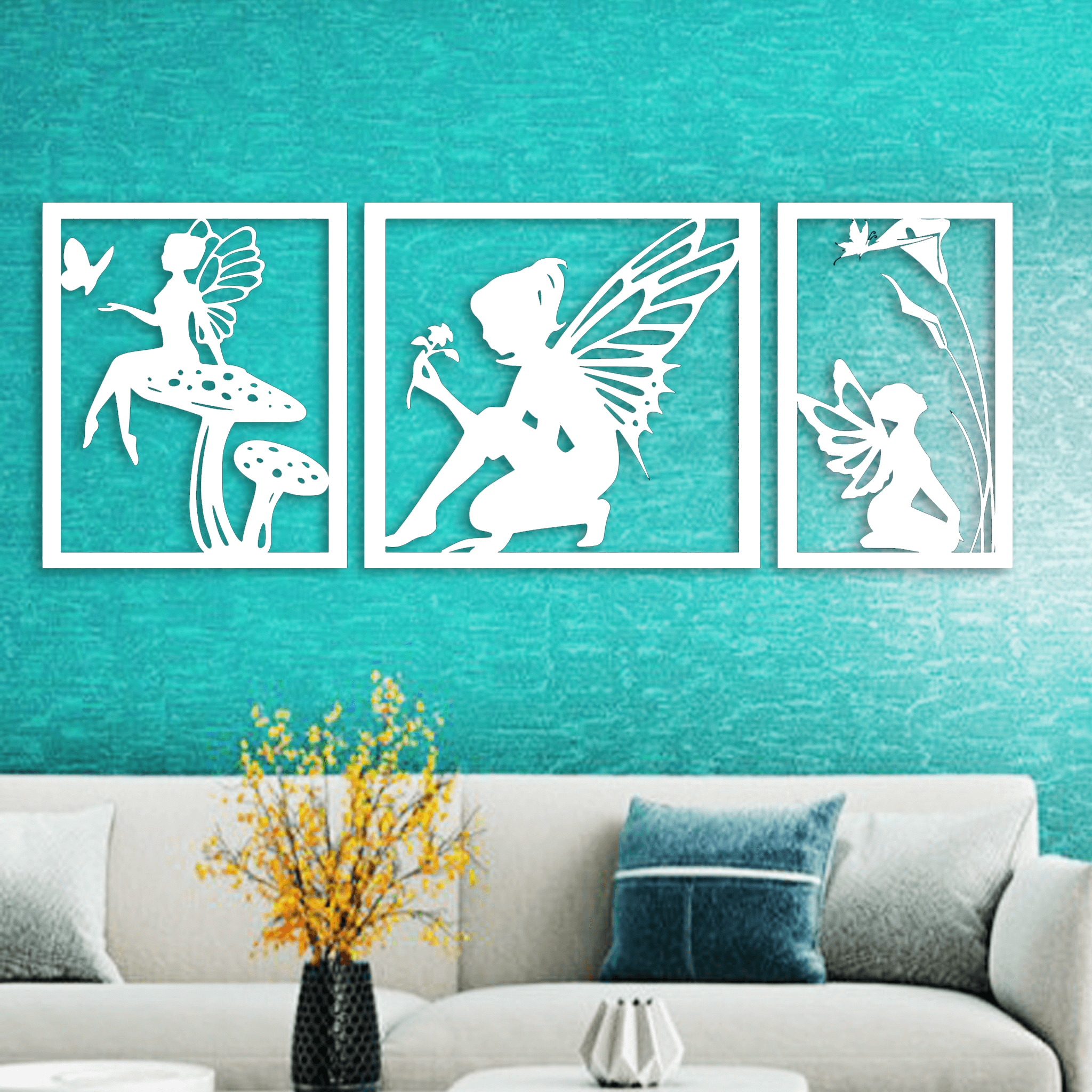 Fairy Wall Art Decorative Panels