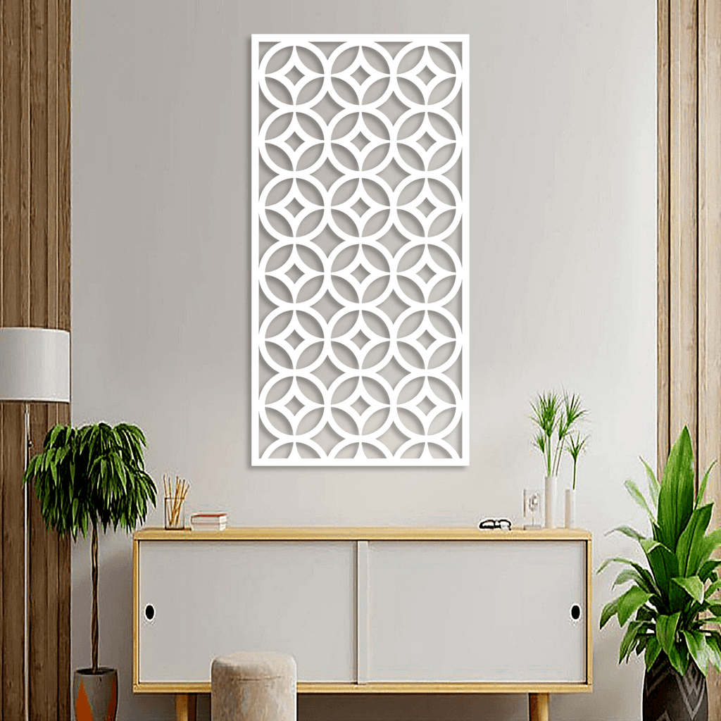 Mid Century Modern Metal Screen & Wall Panel