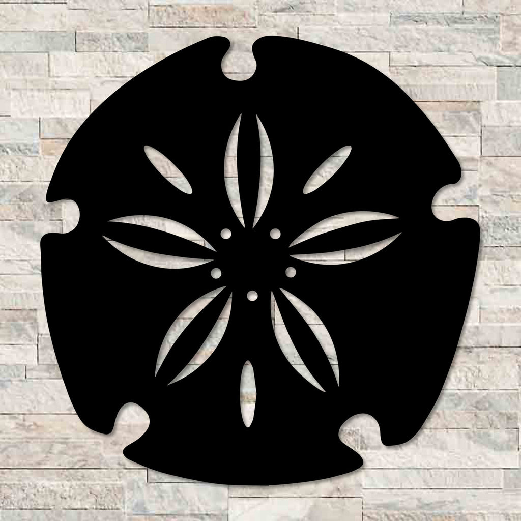 Sand Dollar Metal Wall Decor