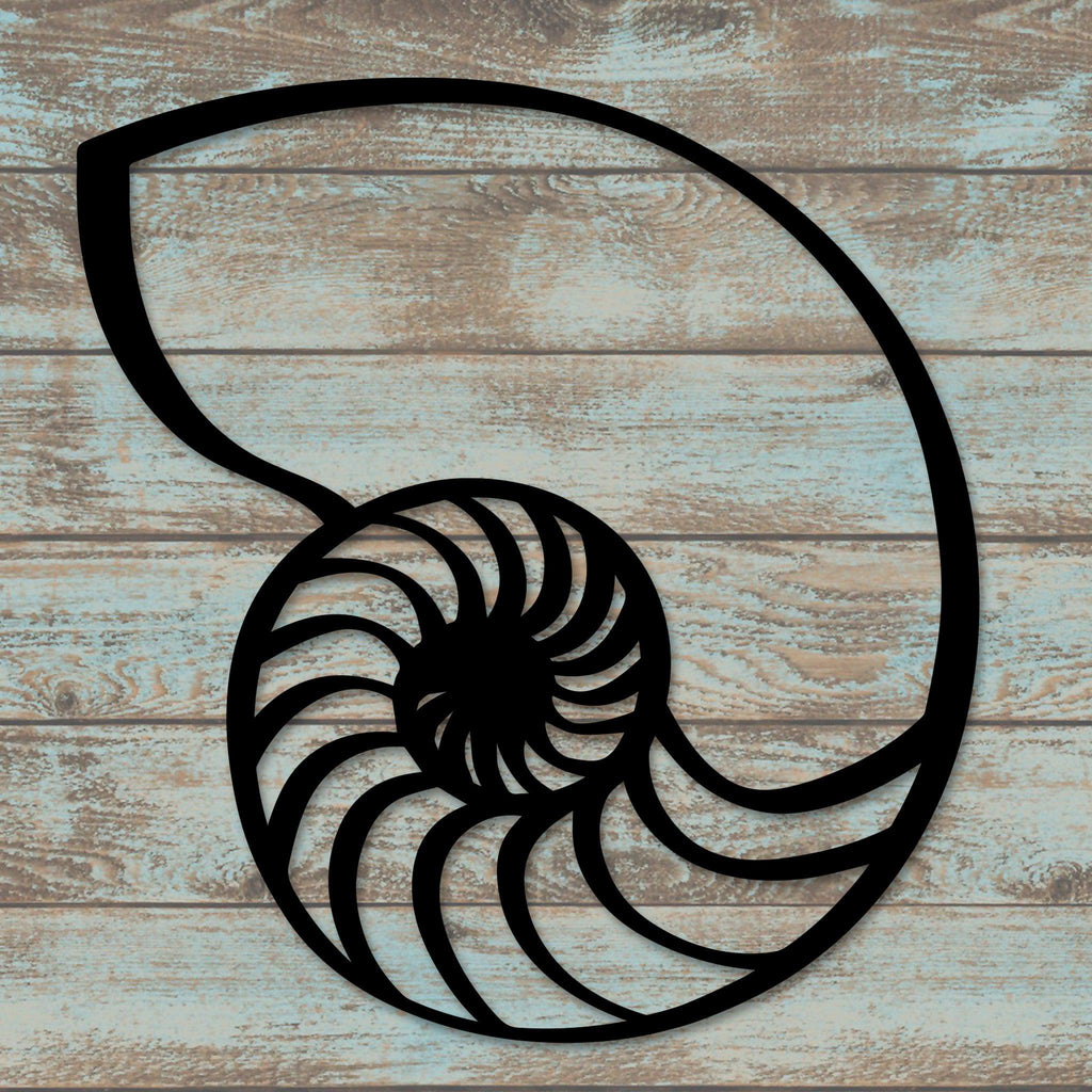 Sea Shell Metal Wall Art