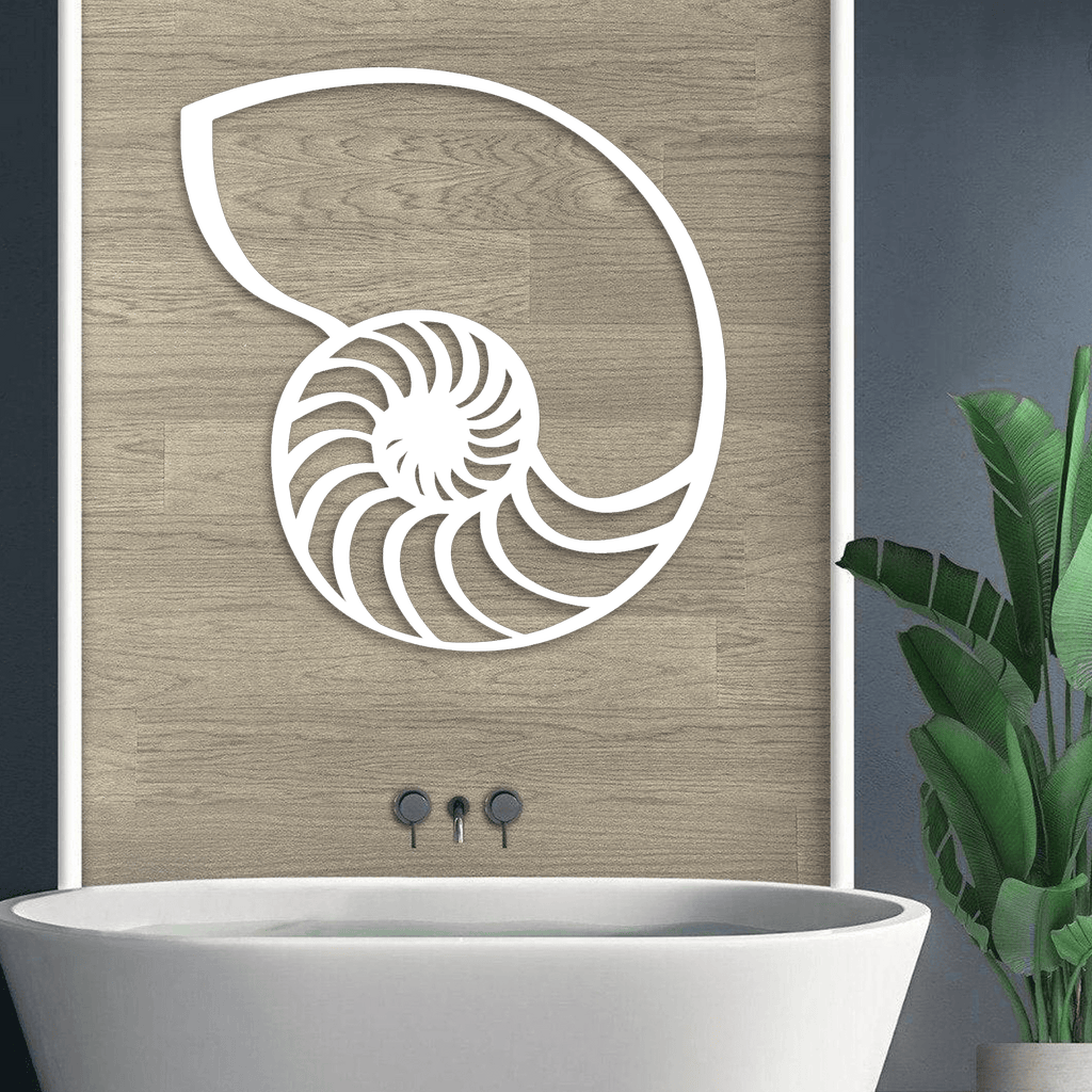 Sea Shell Metal Wall Art