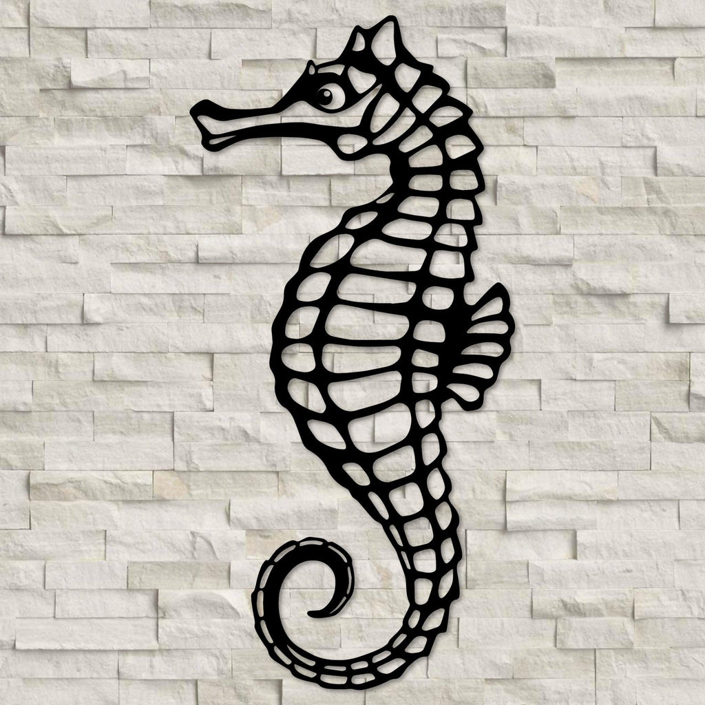 Seahorse Metal Wall Decor