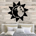 Moon In Sun Metal Wall Decor