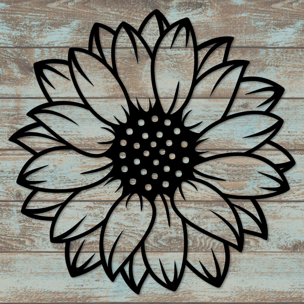 Sunflower Metal Wall Art